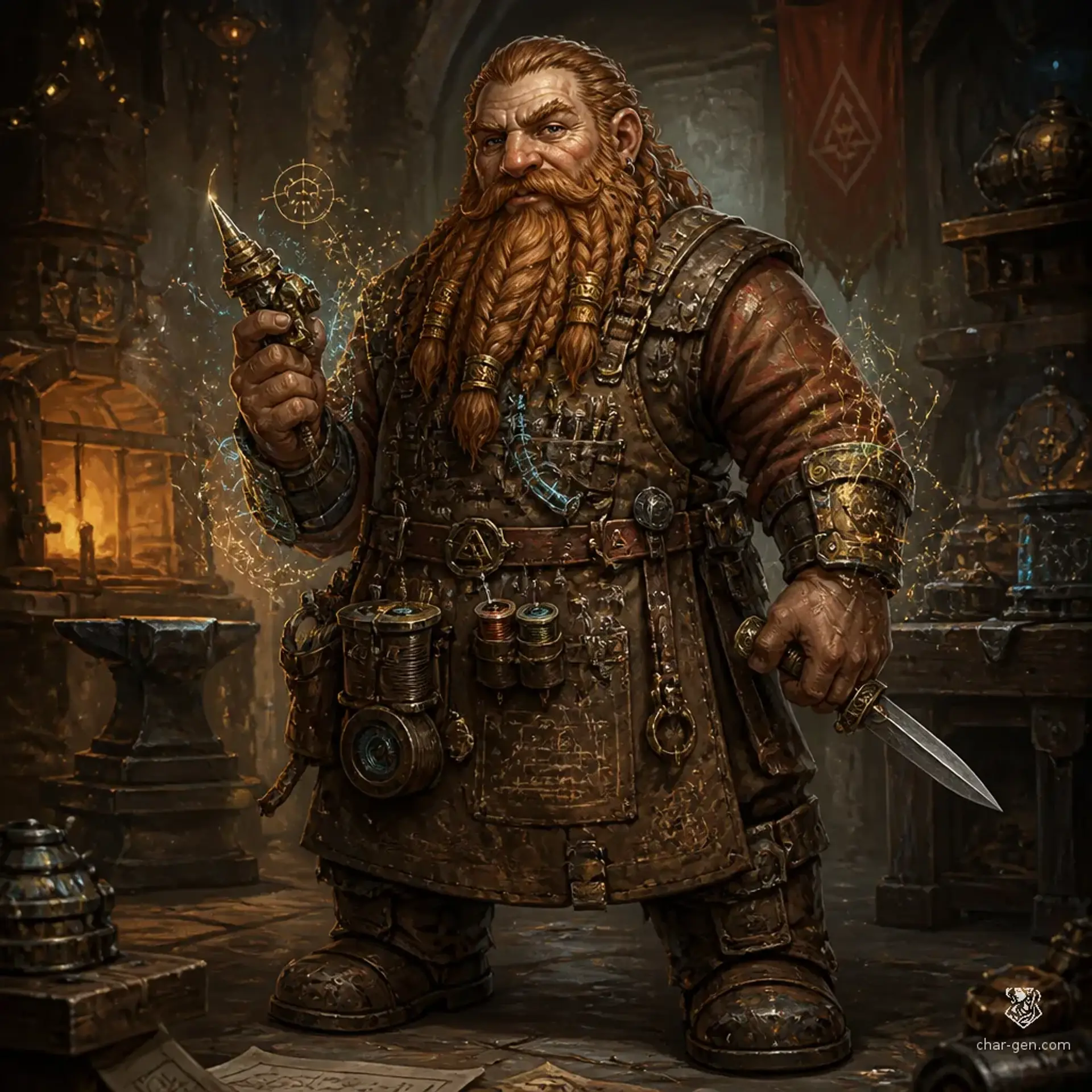 Bor - AI-generated fantasy Character