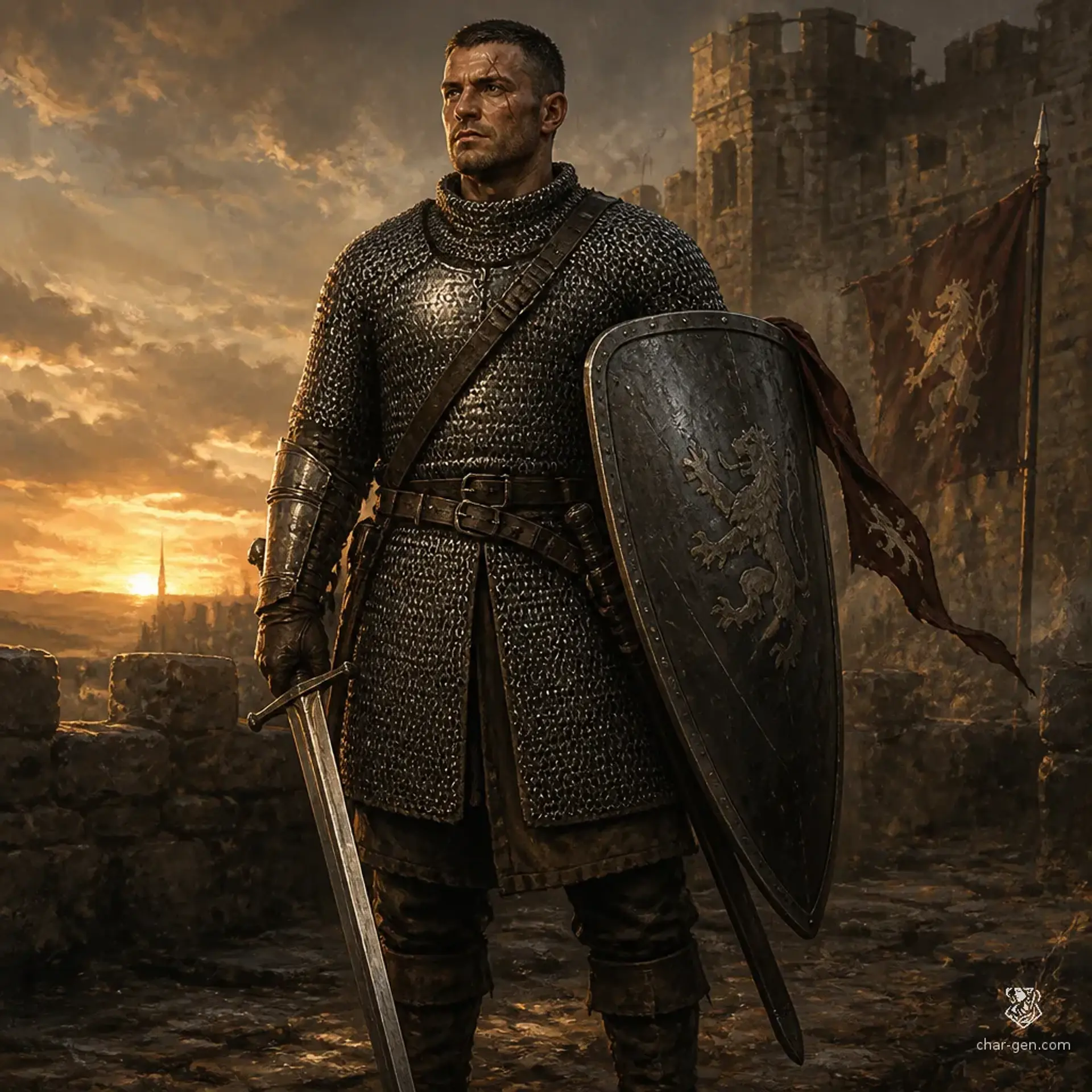 Edrin Vale - AI-generated fantasy Character