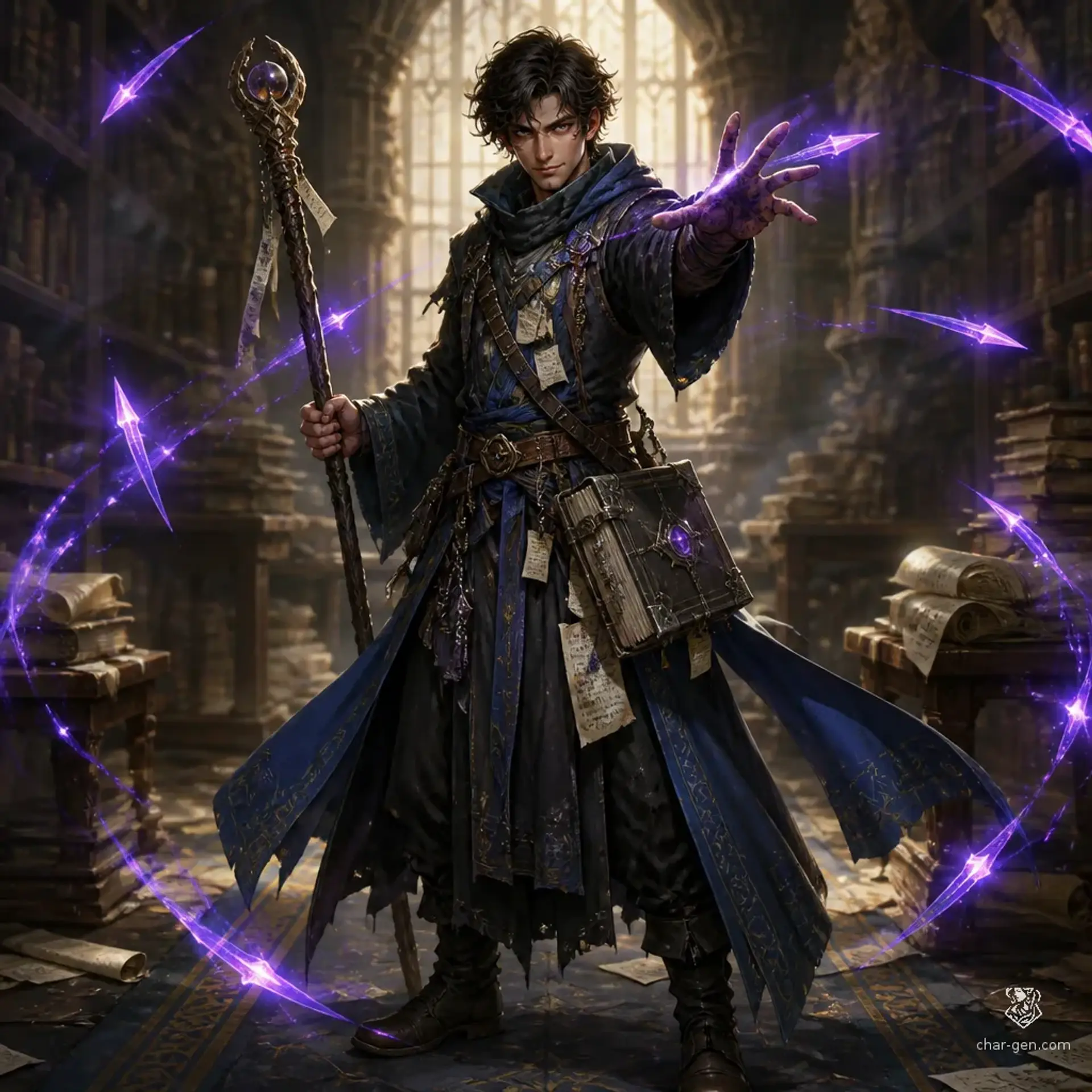 Xenon - AI-generated fantasy Character