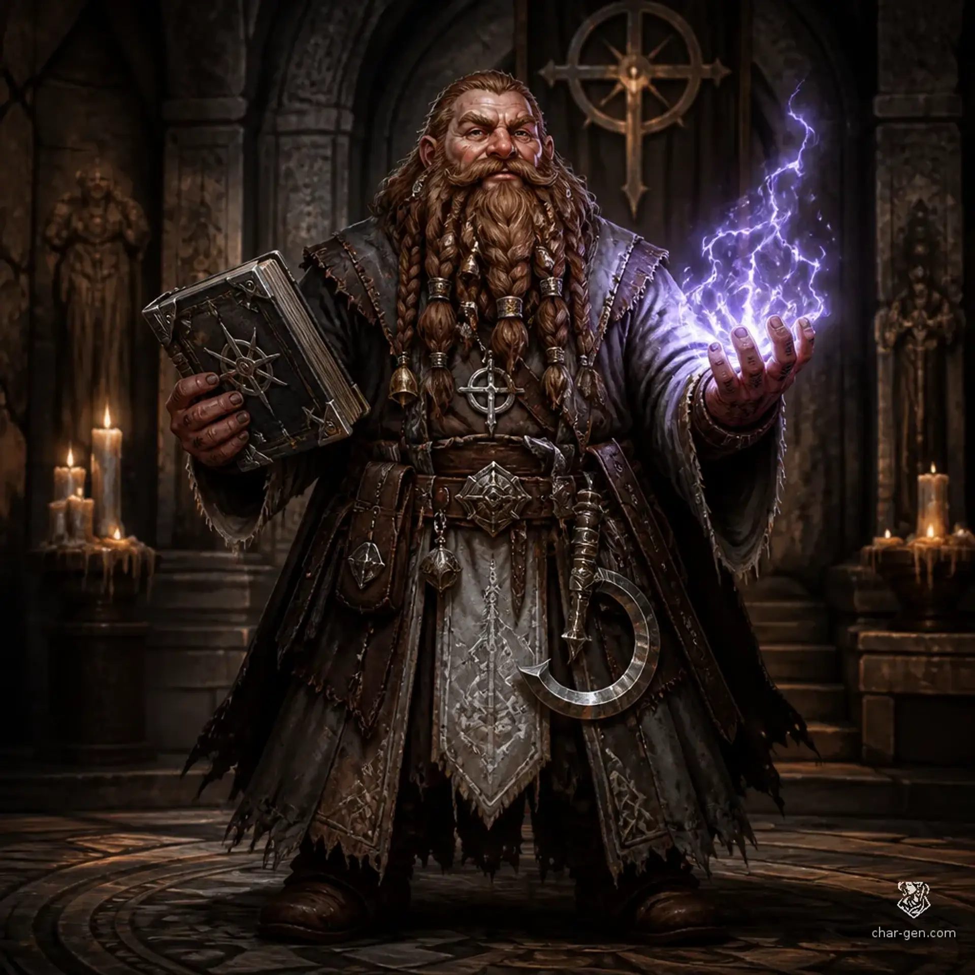 Aladurn - AI-generated fantasy Character