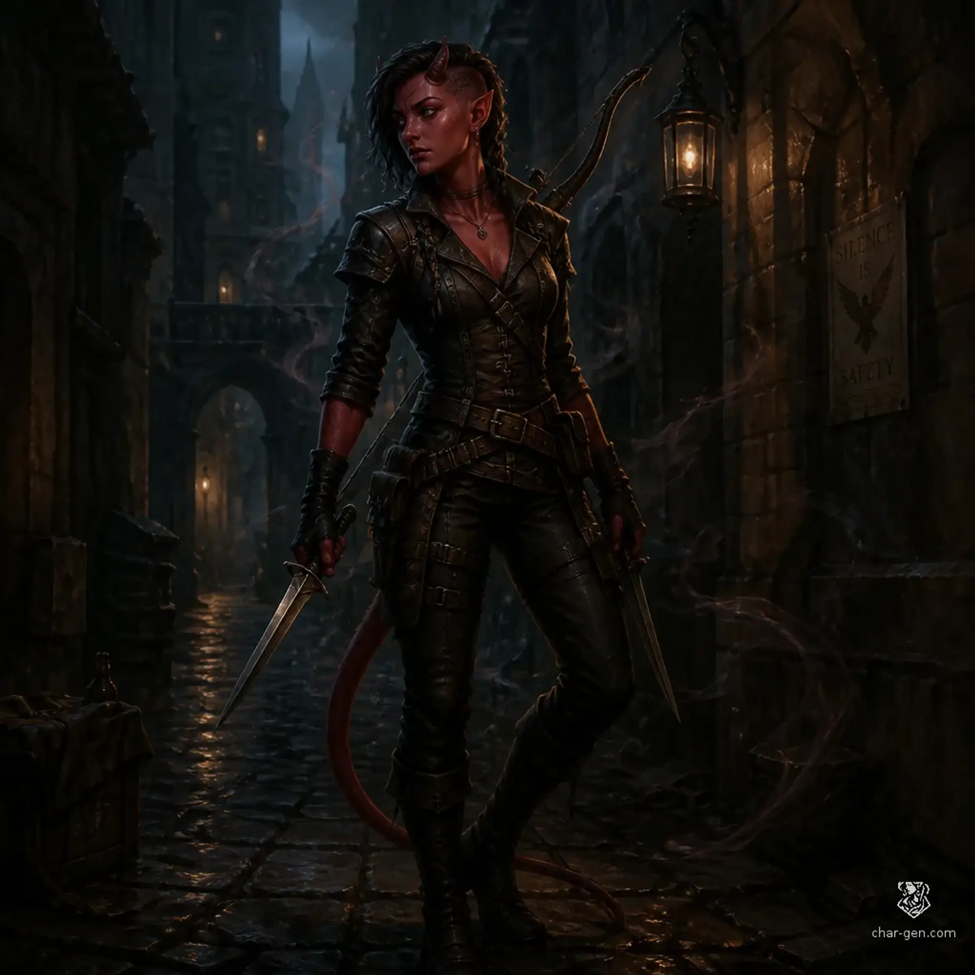 Neris Vex - AI-generated fantasy Character