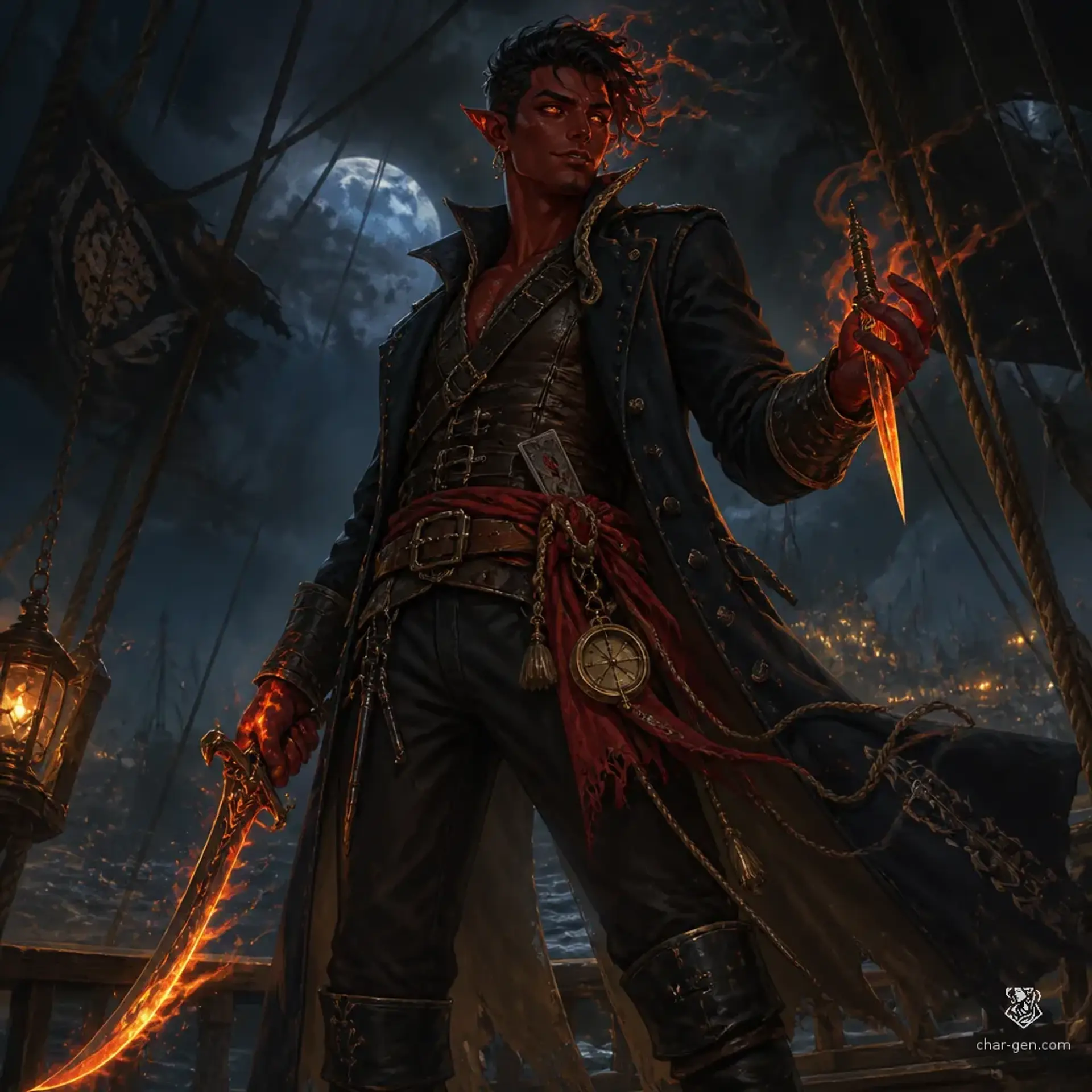 Jameson - AI-generated fantasy Character