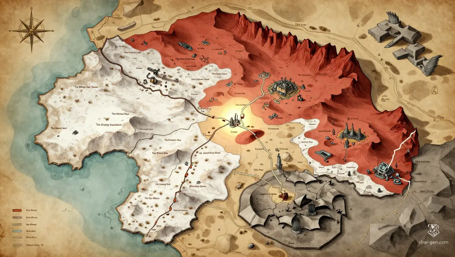 Do Not Wake - AI-generated fantasy Region