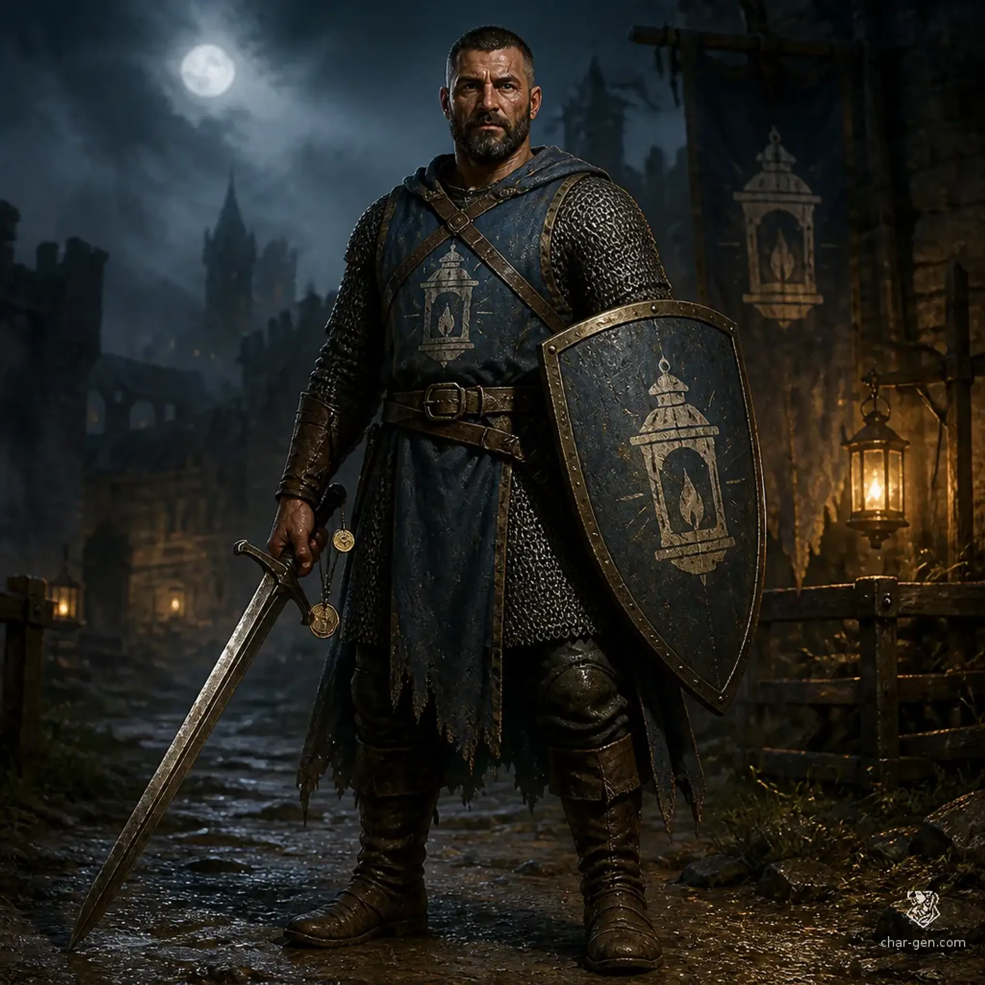 Garran Vale - AI-generated fantasy Character