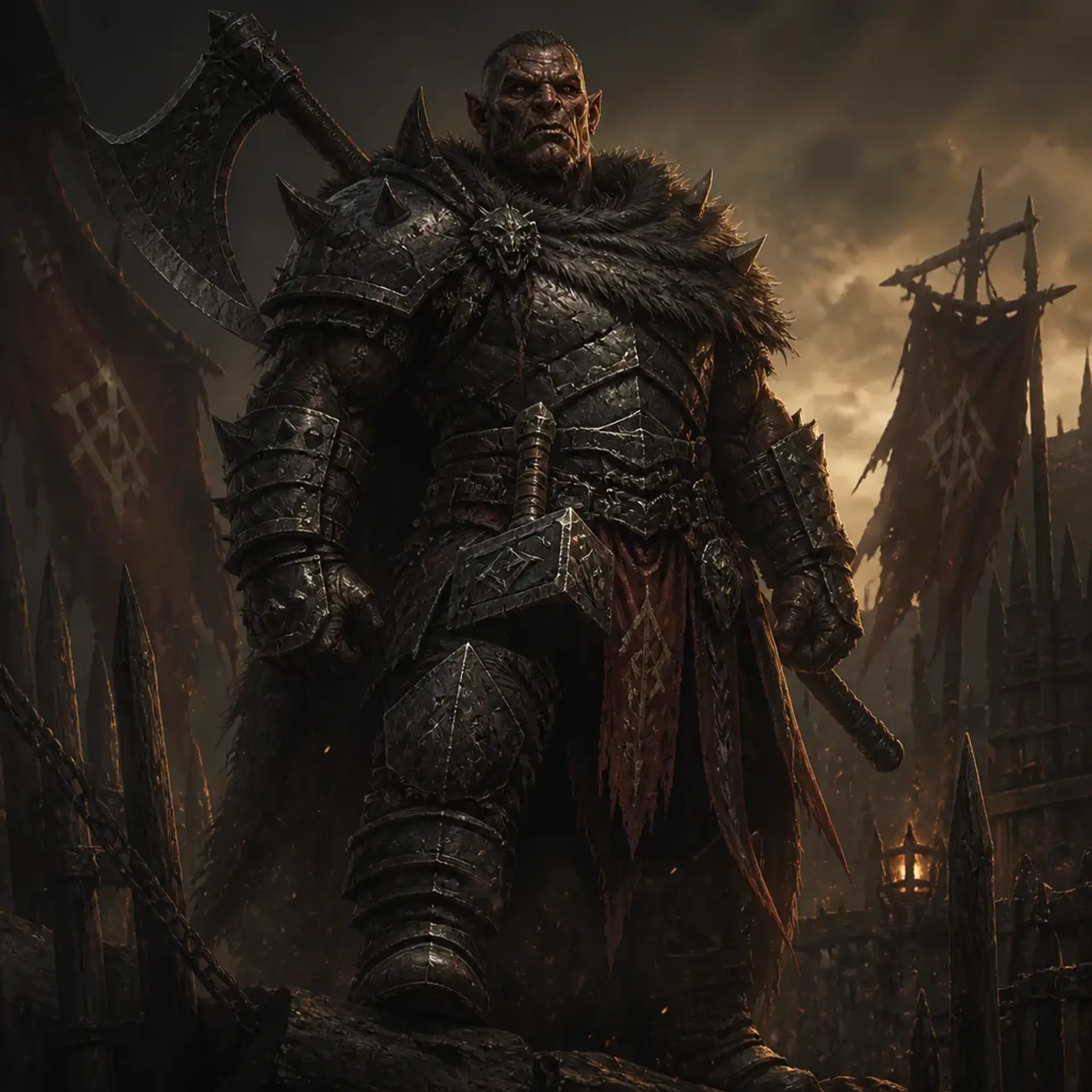 Gorrok Blood-Command - AI-generated fantasy Character