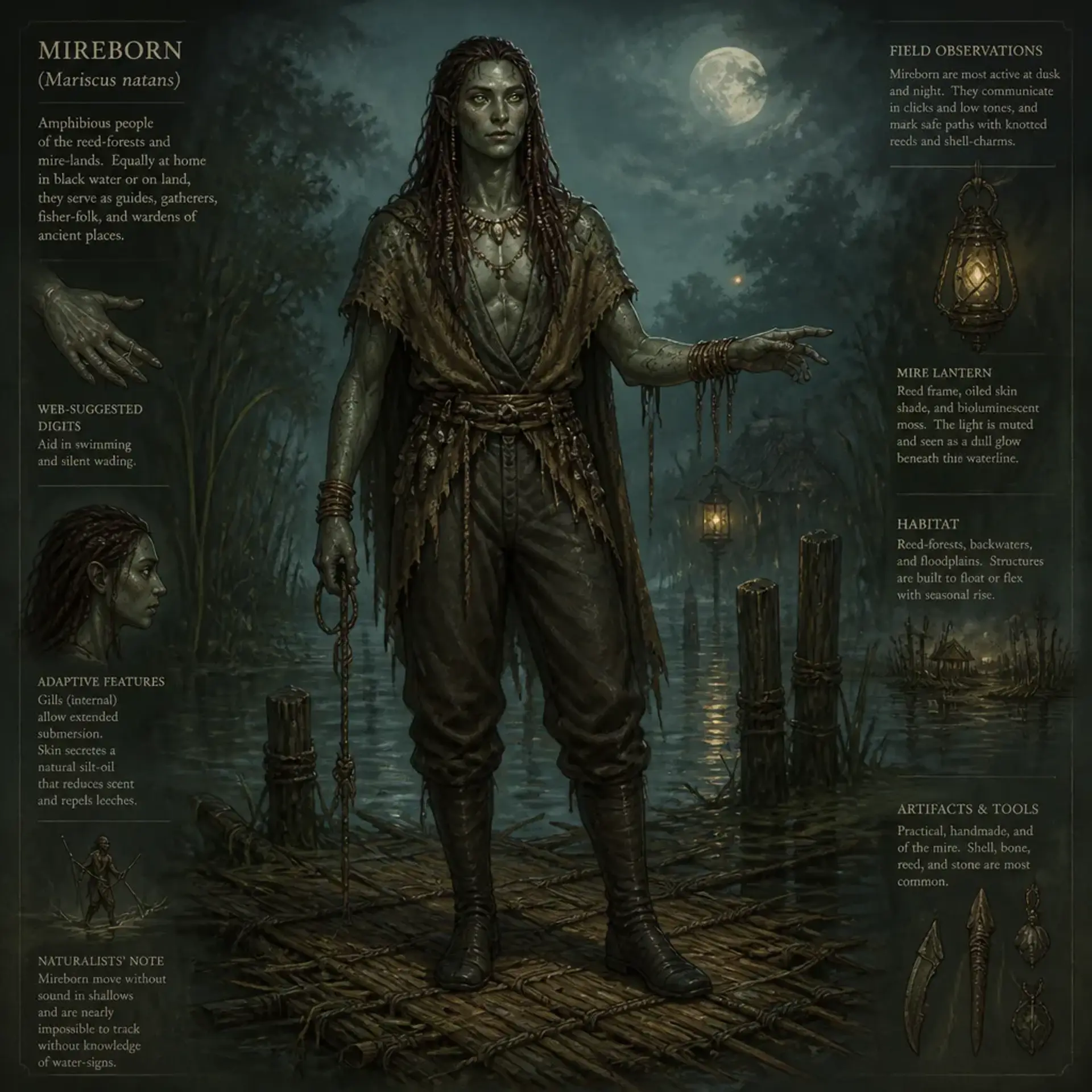 Mireborn - AI-generated fantasy Species