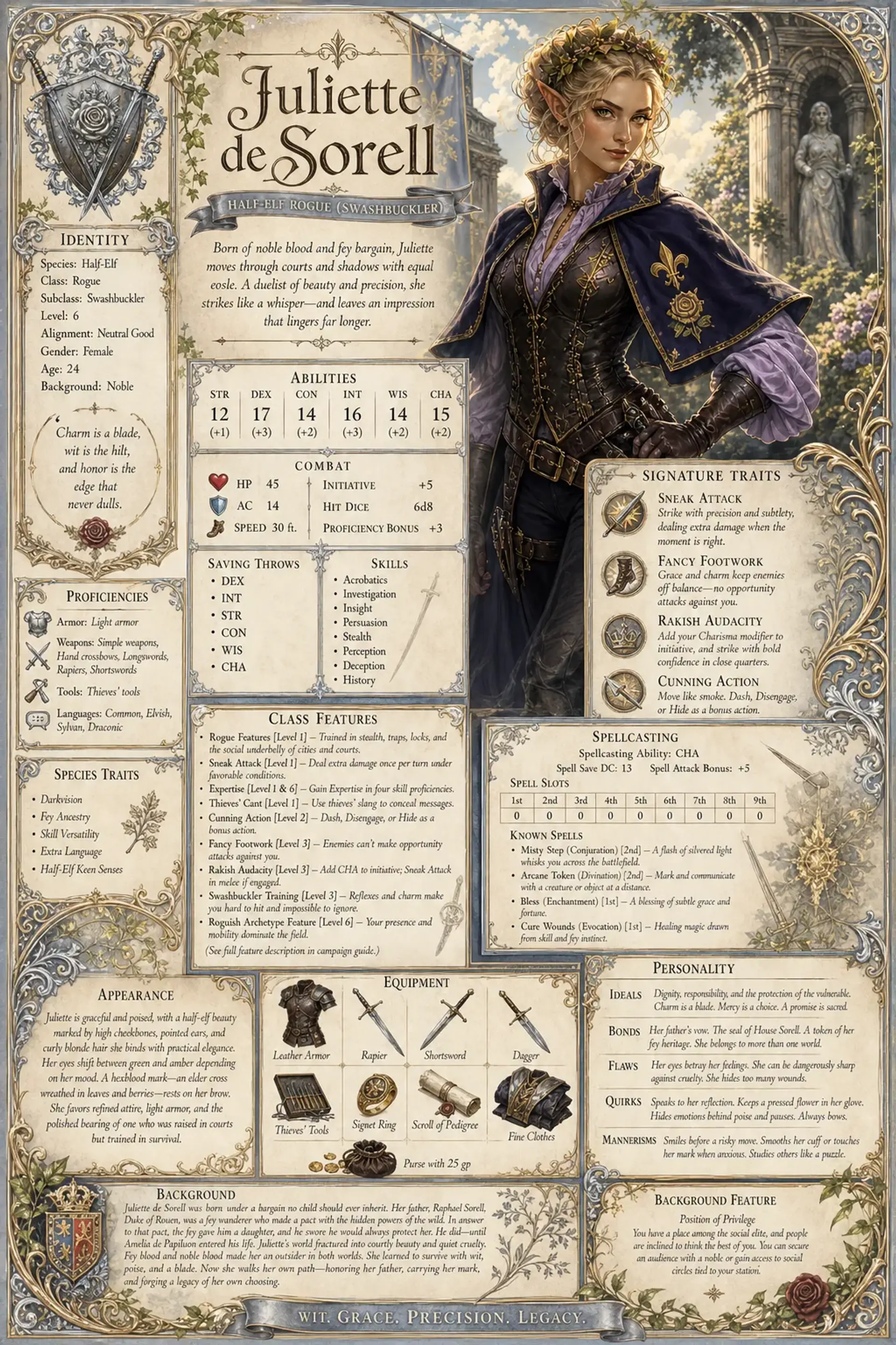 Character Sheet