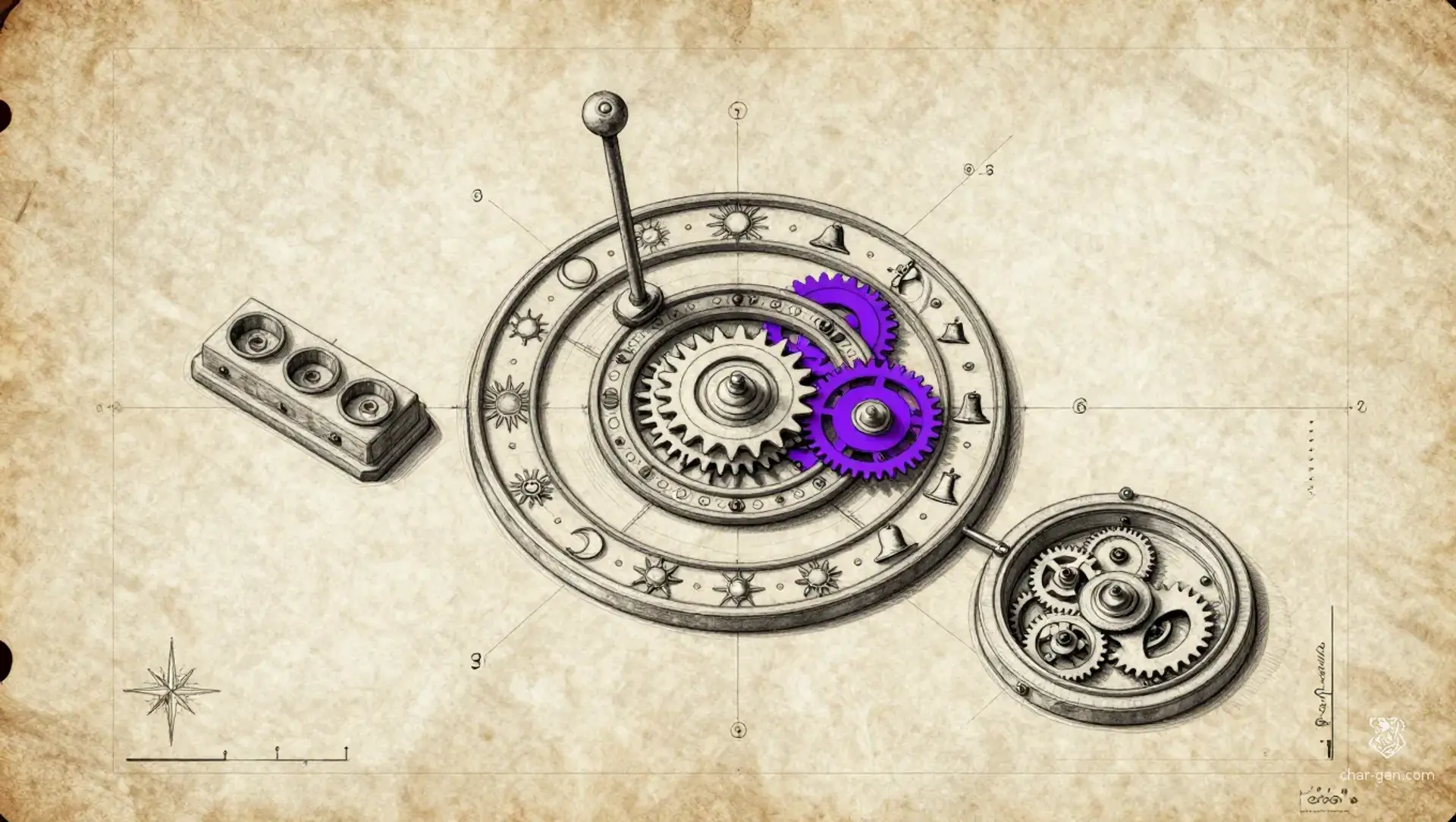 The Sun, Moon, and Bell Lock
