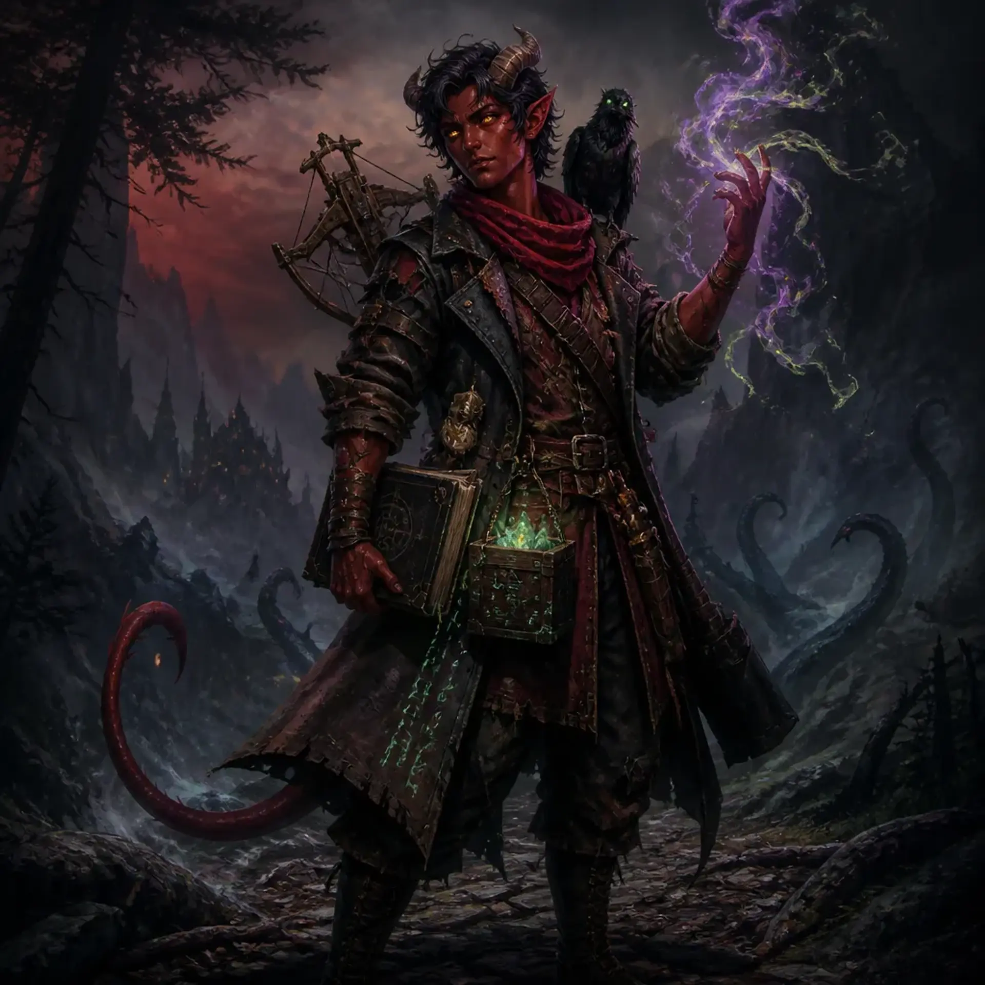 Kebi Dawnfire - AI-generated fantasy Character