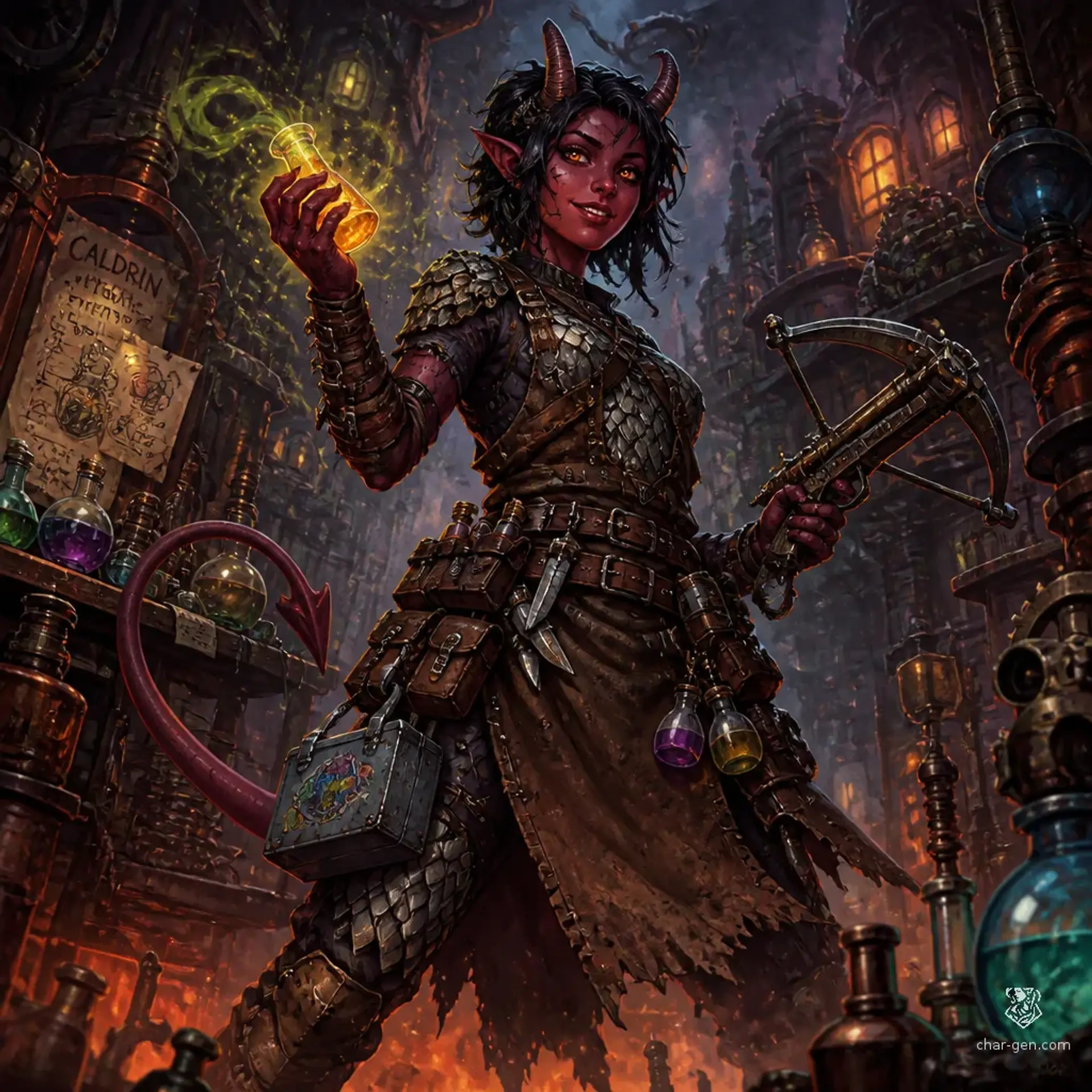 Loreathlet Glory - AI-generated fantasy Character