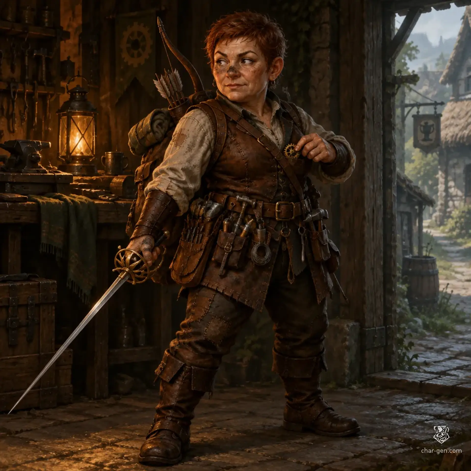 Royvin Mechhand - AI-generated fantasy Character