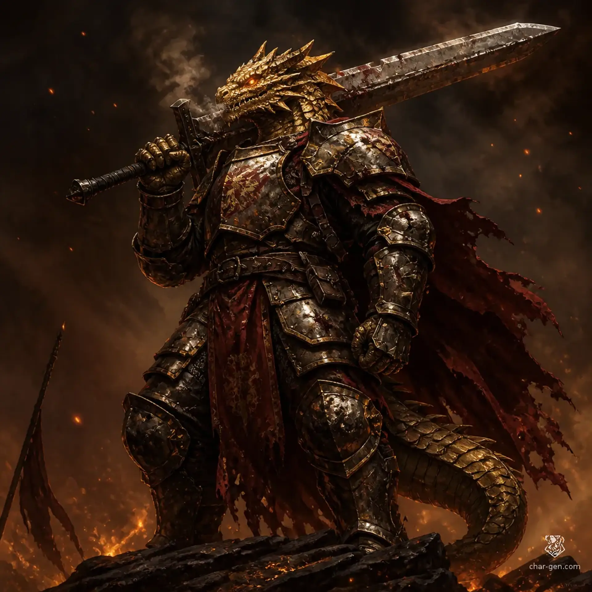 VASKERVILLE - AI-generated fantasy Character