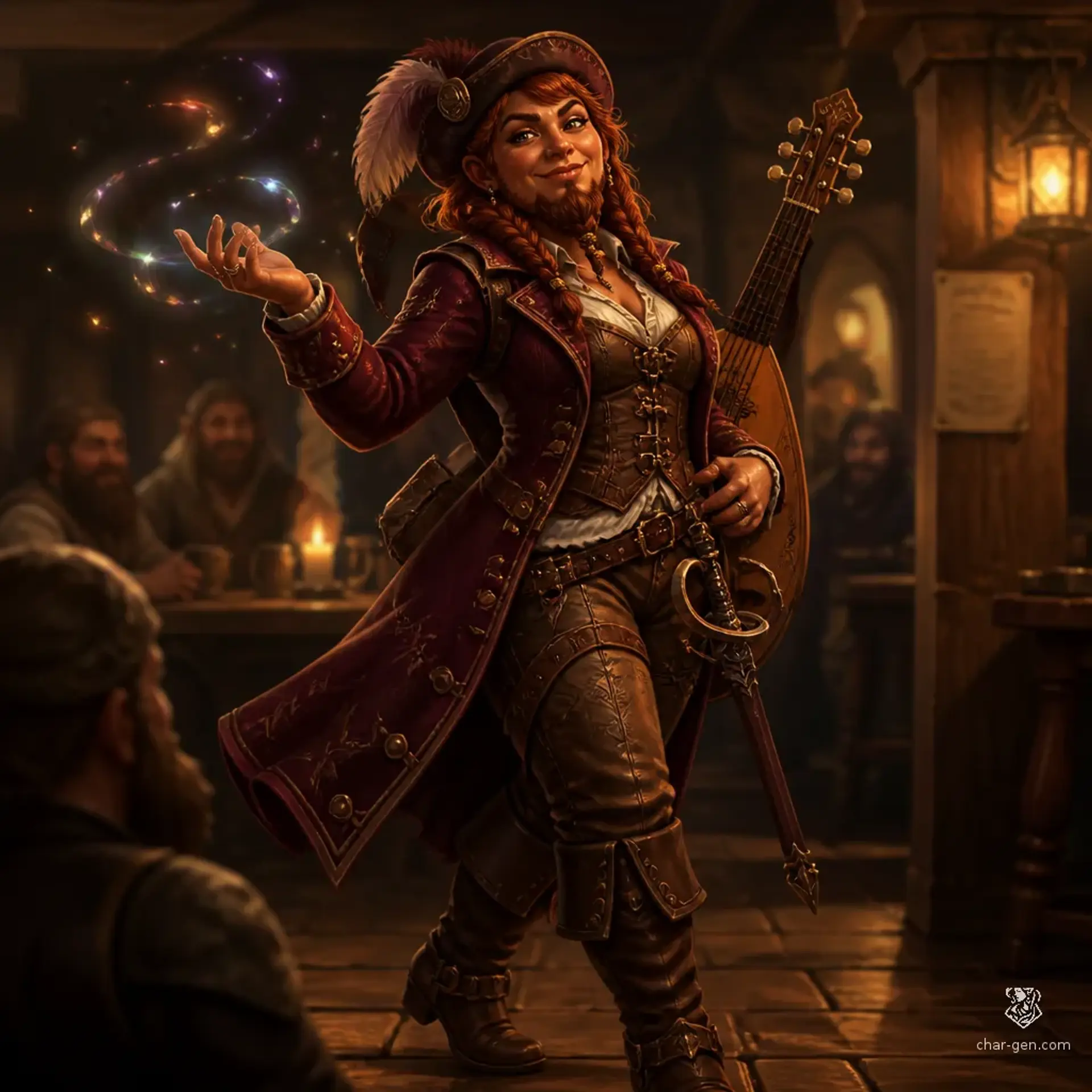 Dalia Starks - AI-generated fantasy Character
