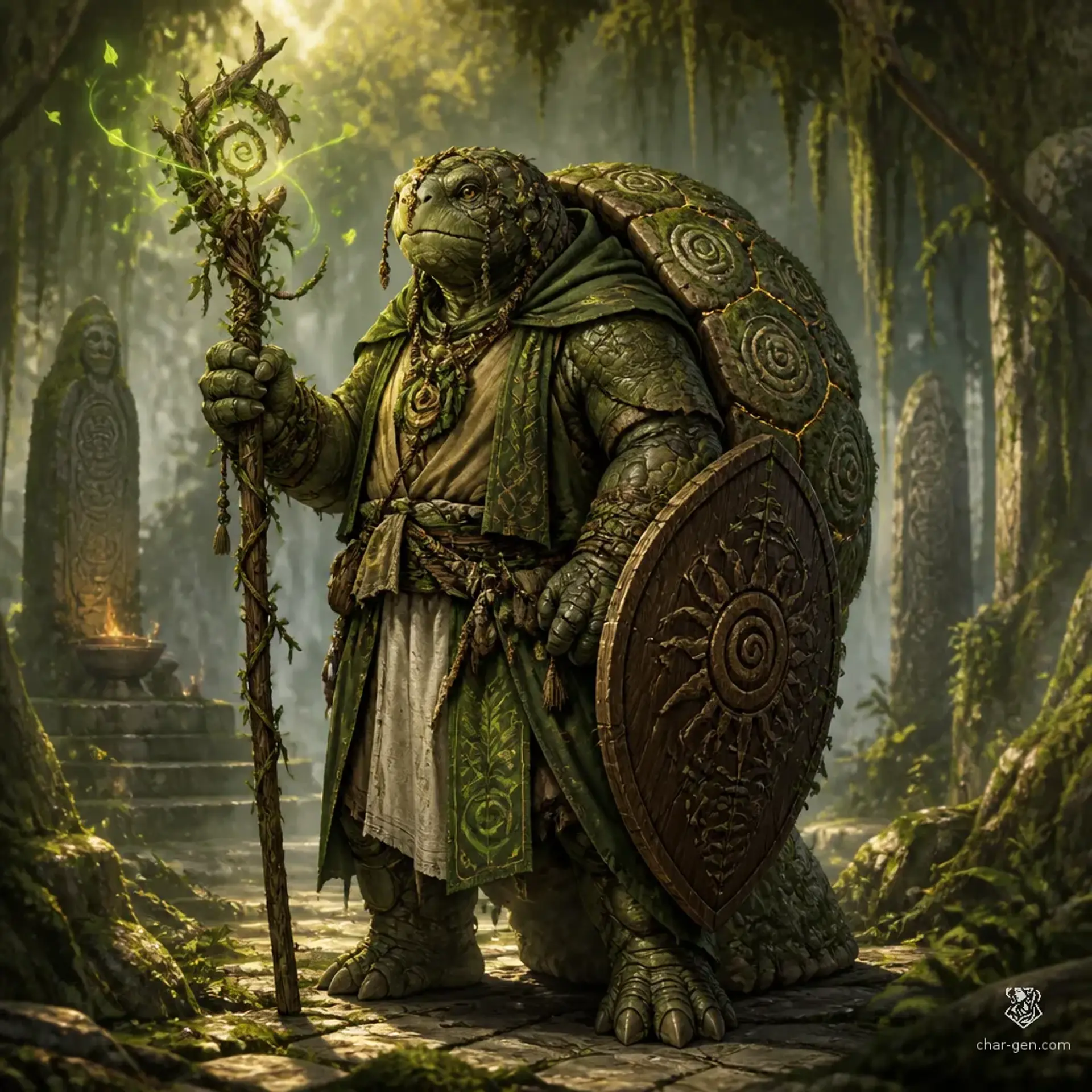 Gor‘nak - AI-generated fantasy Character