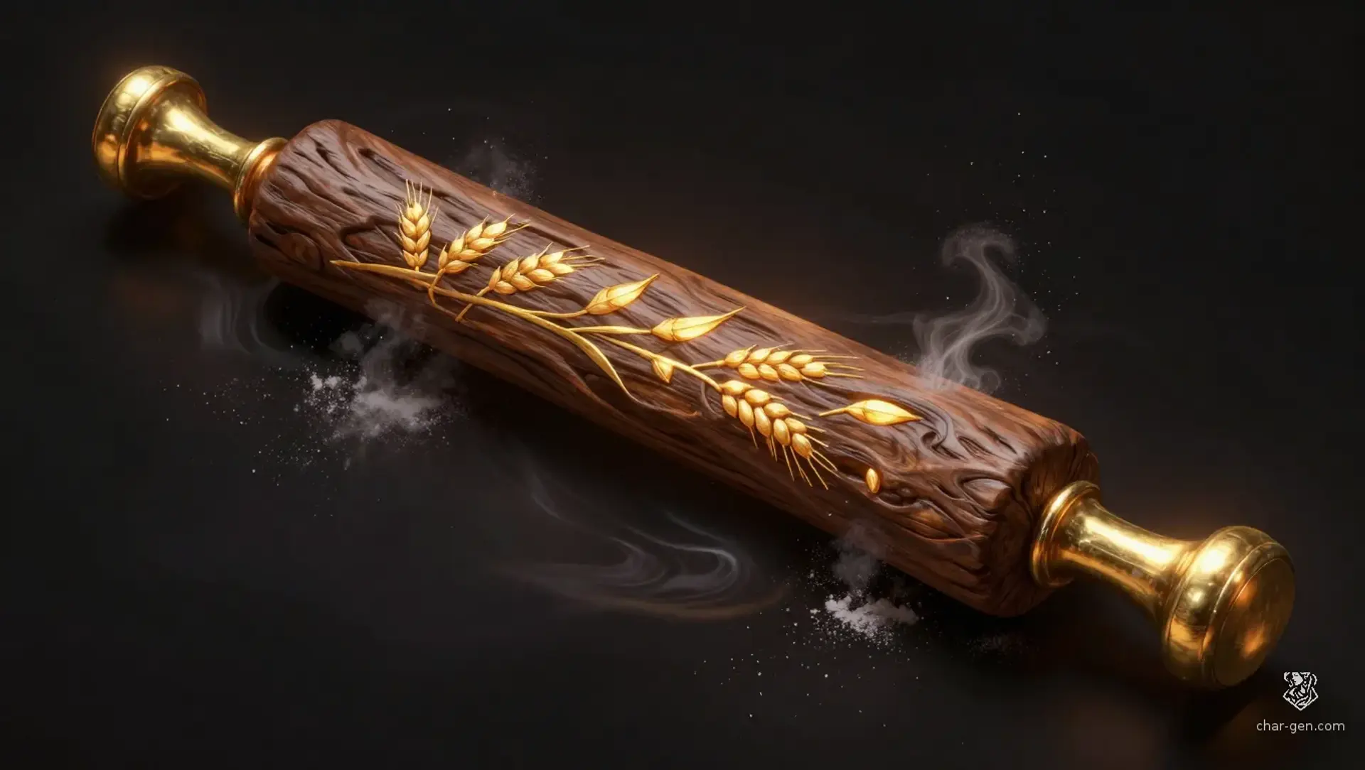The Grand Levain Staff - AI-generated fantasy Magic Item