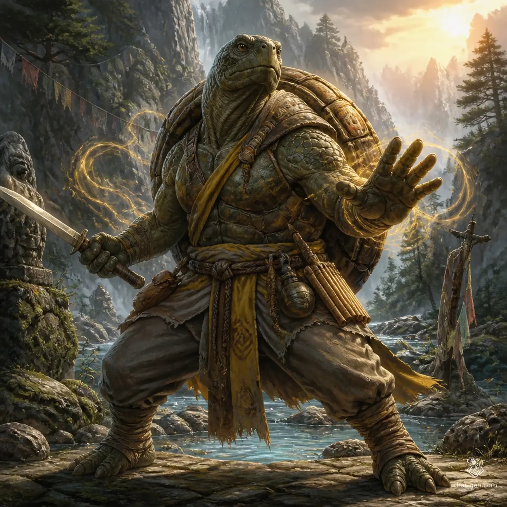 Kogtak - AI-generated fantasy Character