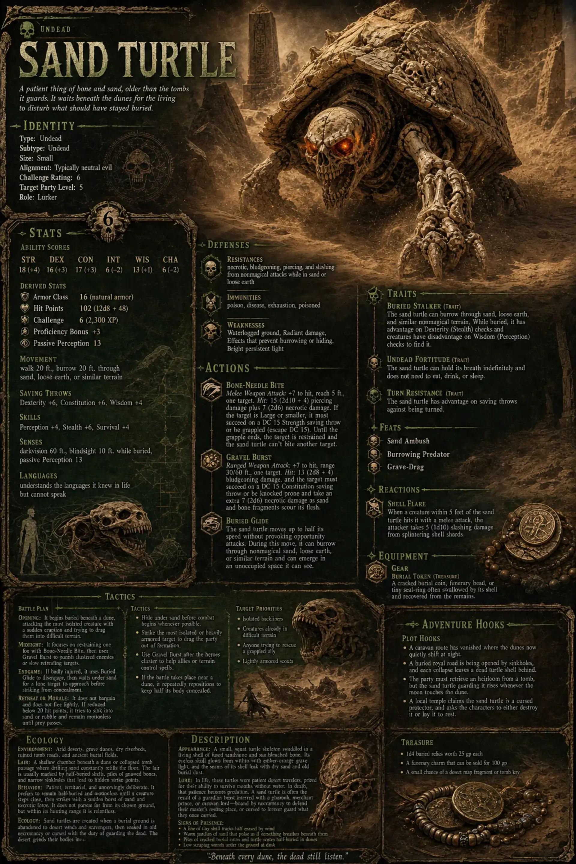 Monster Sheet