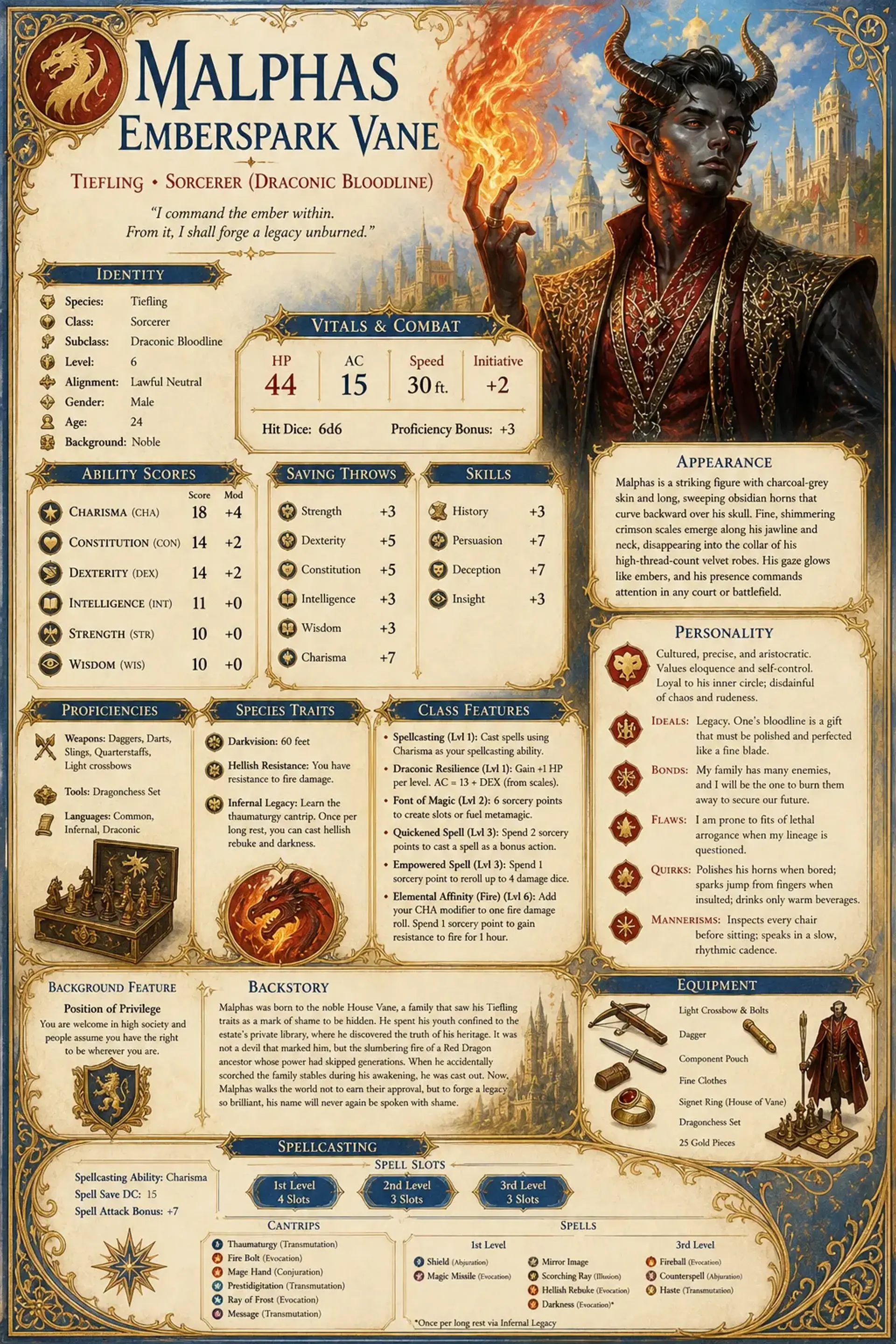 Character Sheet