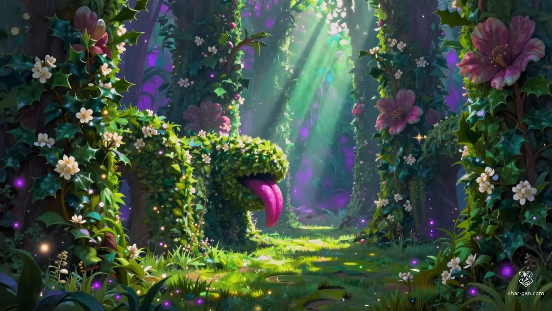 The Giggling Labyrinth of Shifting Greens