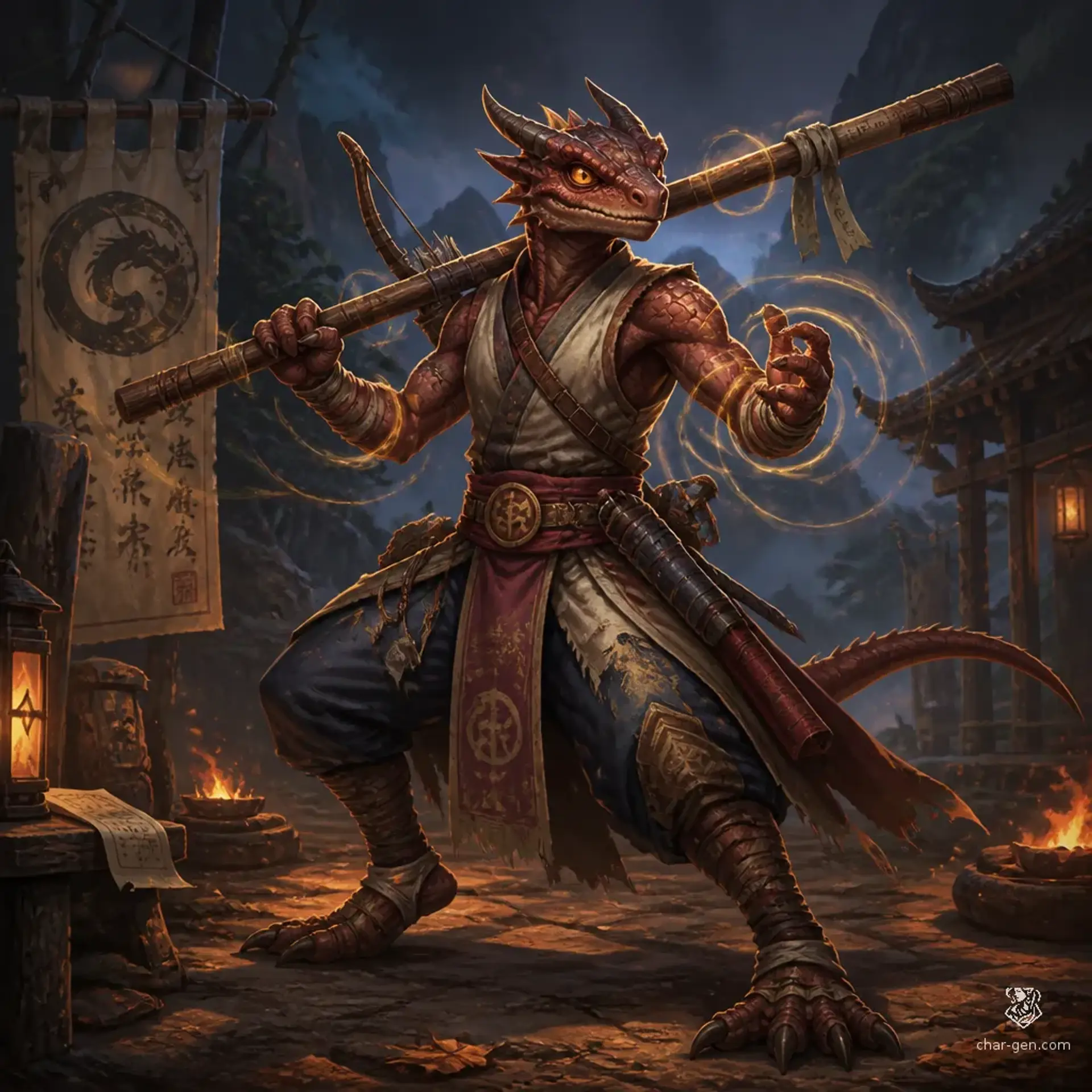 Ignis Kraos - AI-generated fantasy Character