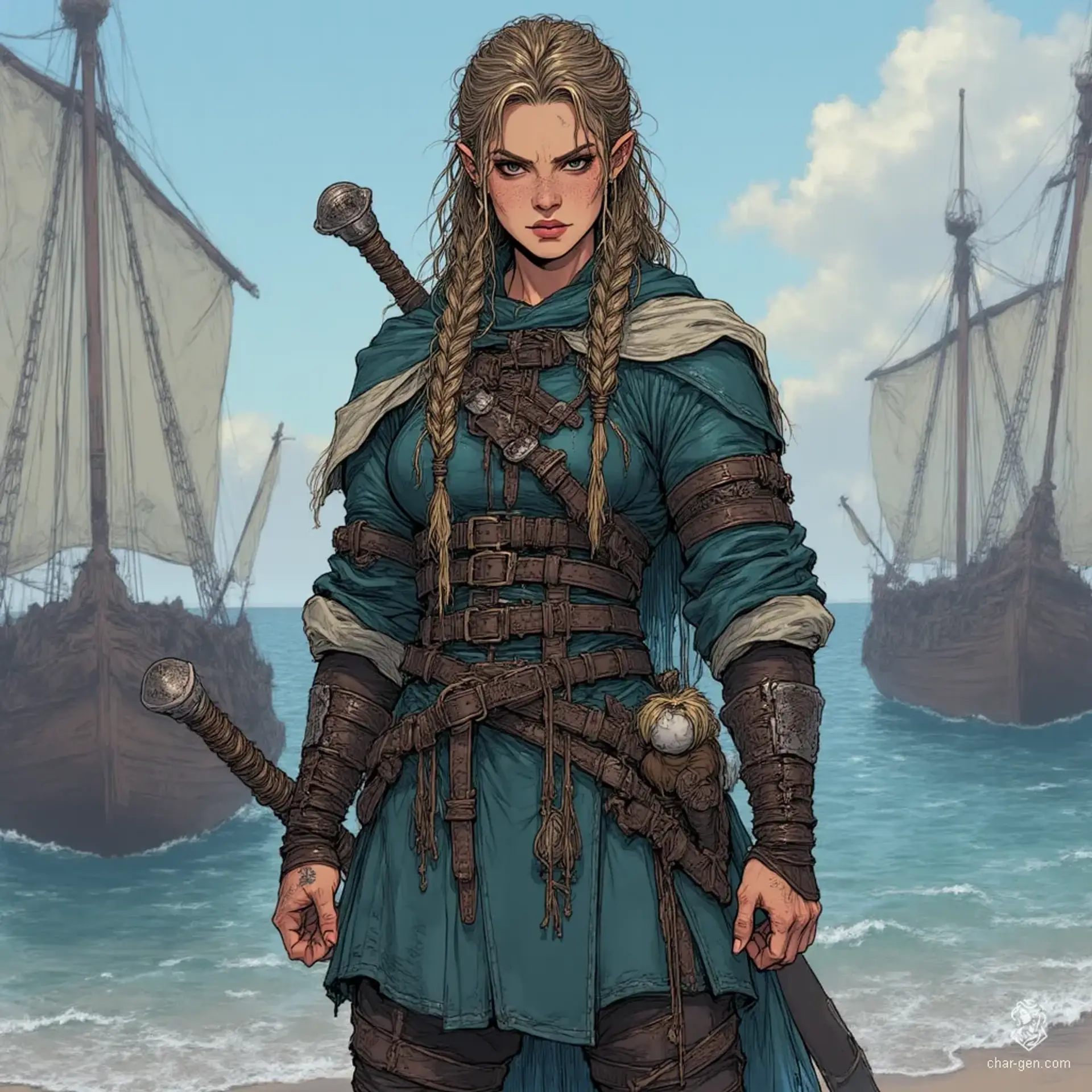 Thalaira Maiathah - AI-generated fantasy NPC
