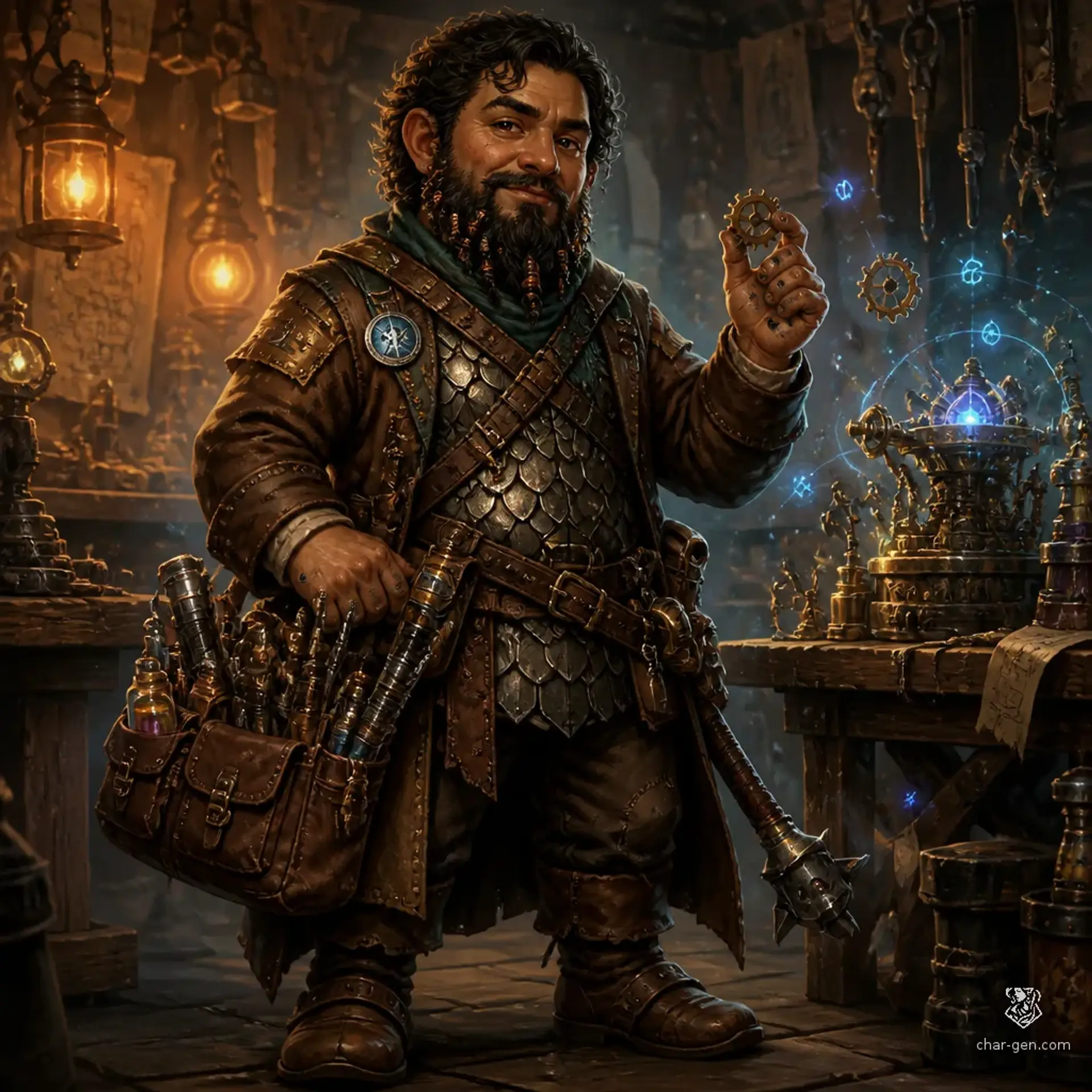 Tupaqo Bellweather - AI-generated fantasy Character