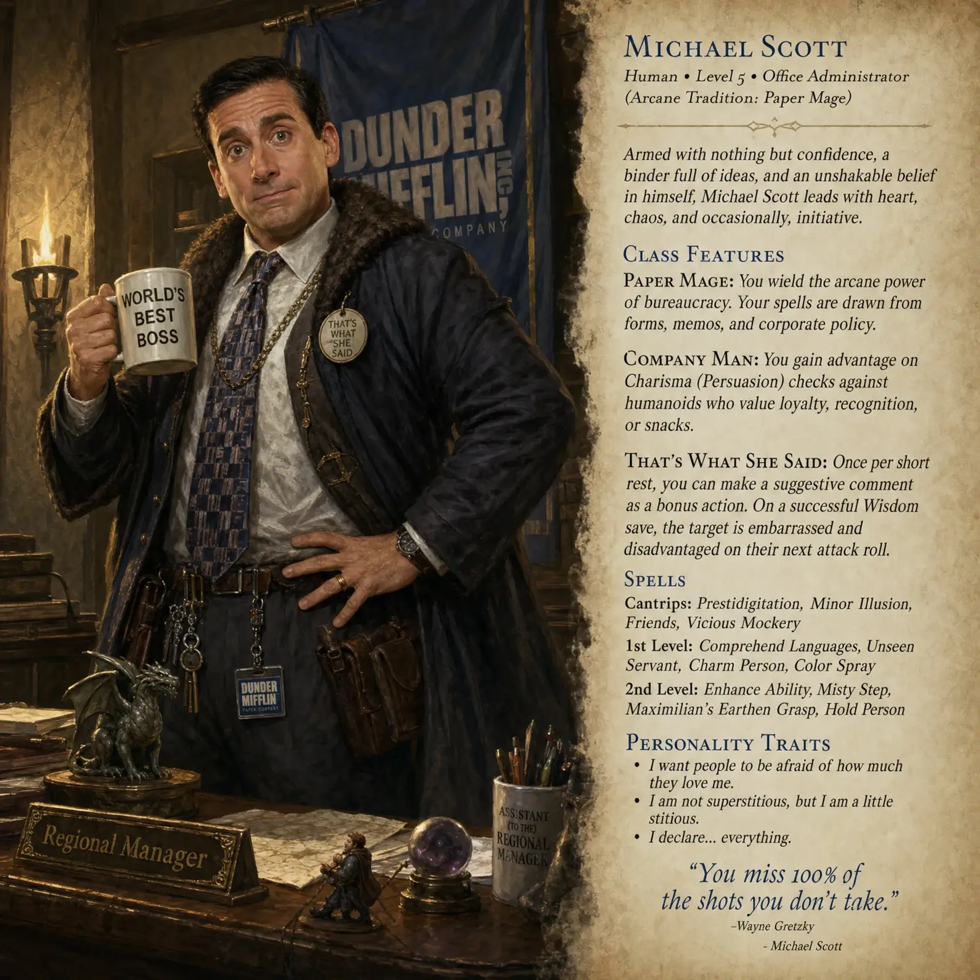 Regional Manager Michael