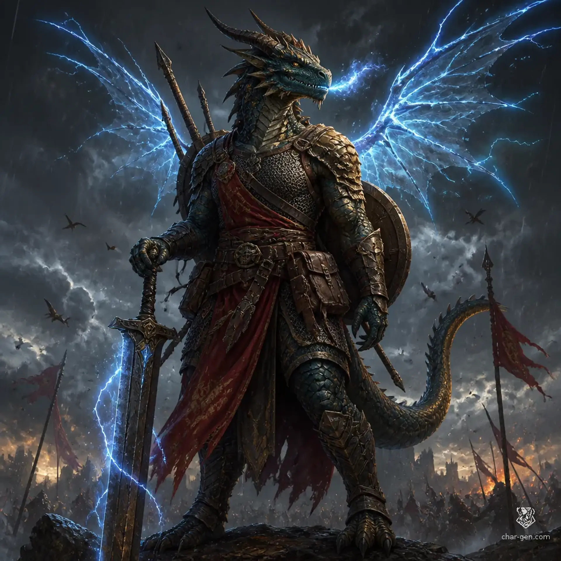 Oruvessa Tazara - AI-generated fantasy Character