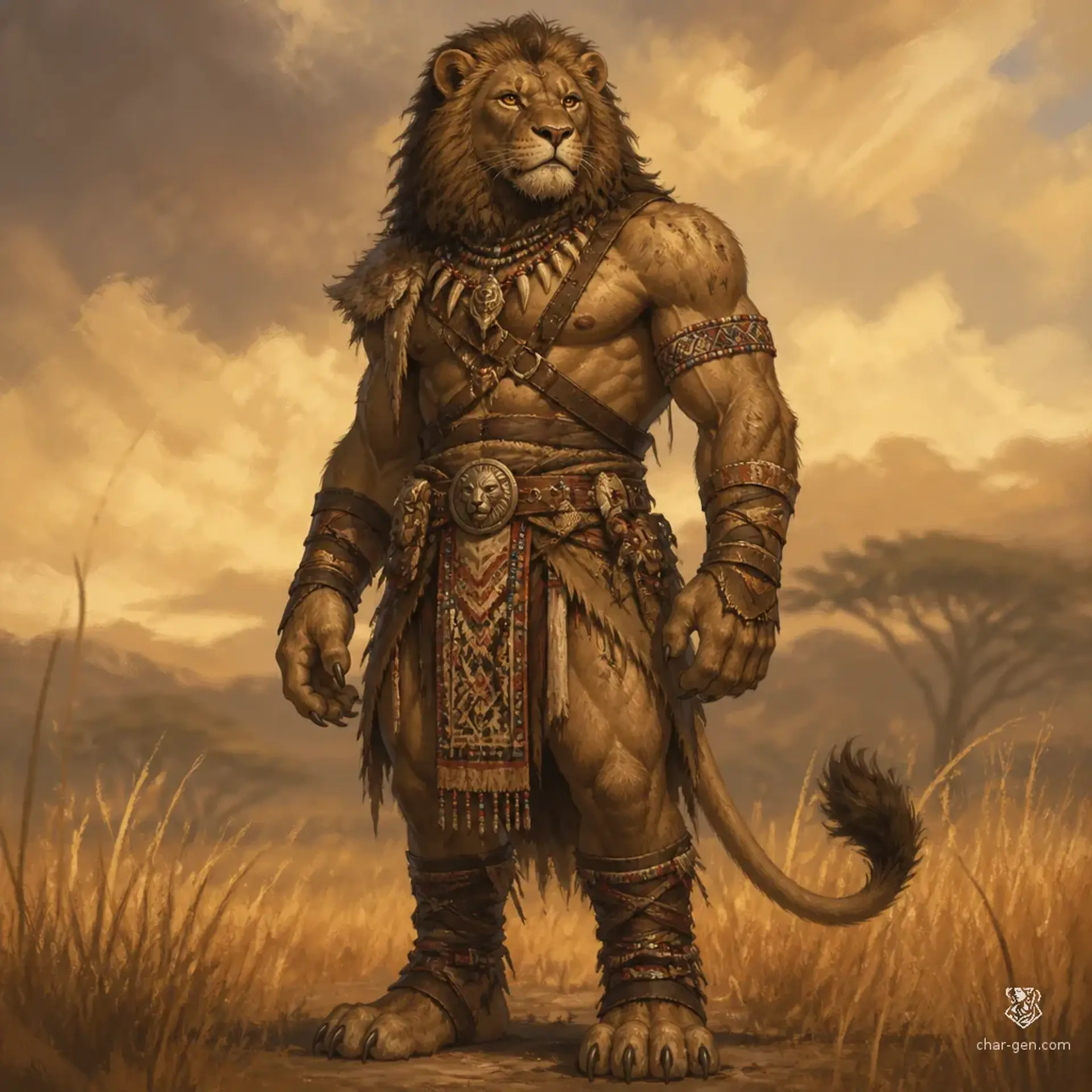 Sa'vaka - AI-generated fantasy Species