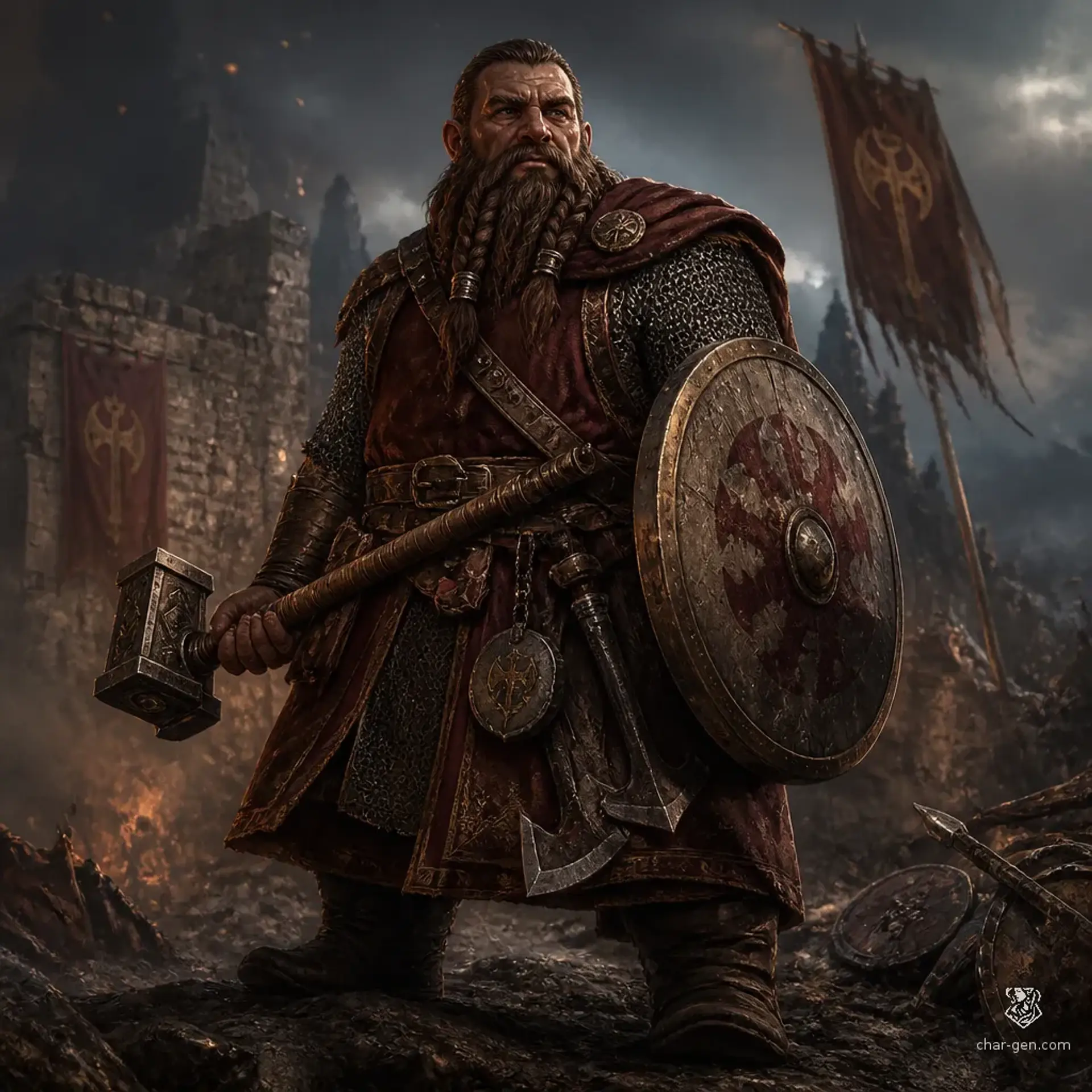 Khur Vardash - AI-generated fantasy Character
