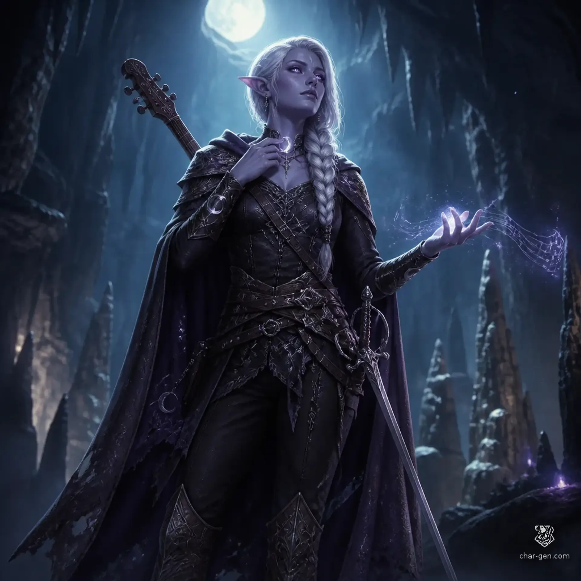 Zeliska Ardan - AI-generated fantasy Character