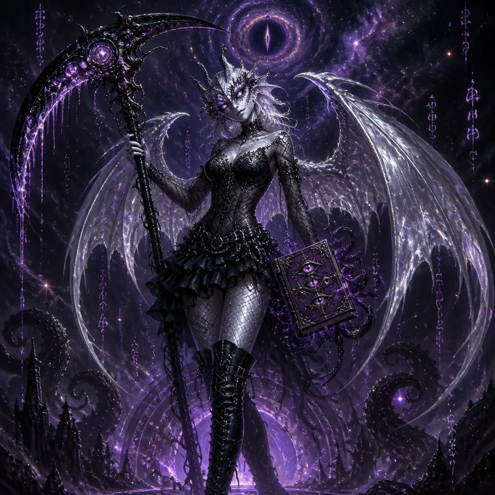 Xyrena Vane - AI-generated fantasy Character