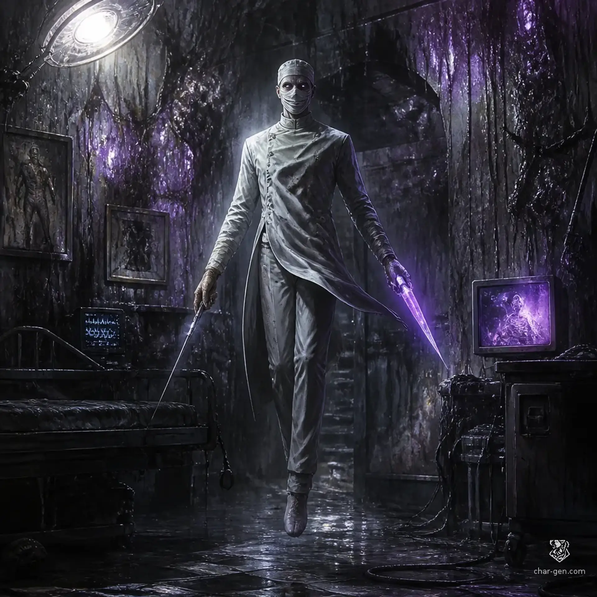 The Somnambulist Assassin - AI-generated fantasy Monster