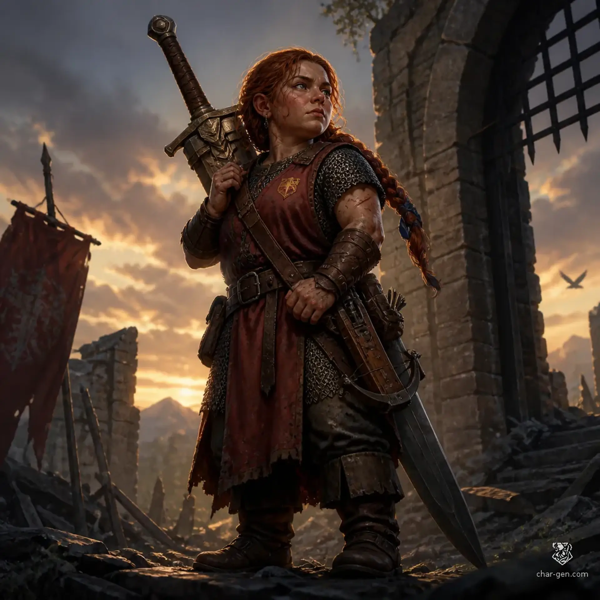 Sivri Kettunen - AI-generated fantasy Character