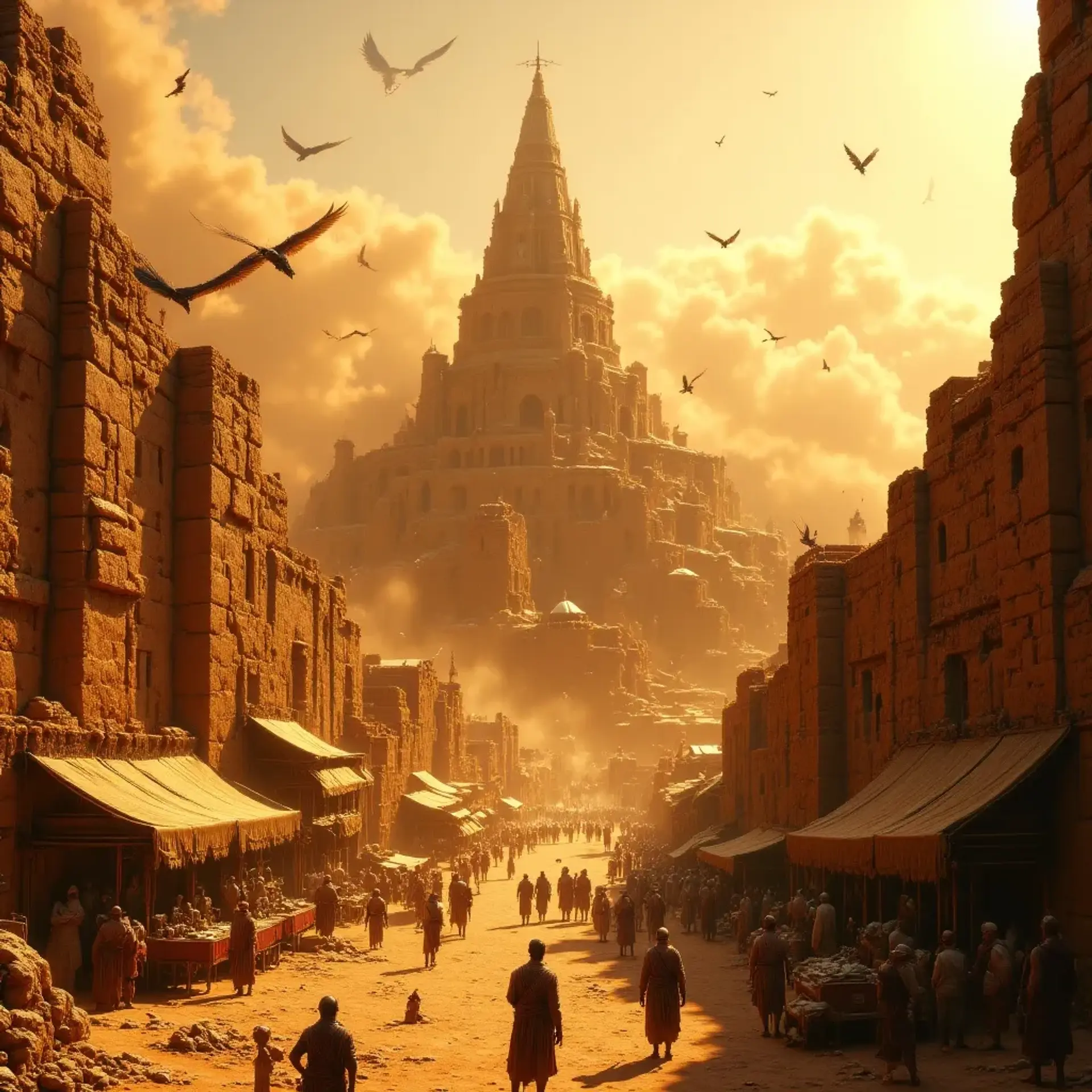 Khar-Atir - AI-generated fantasy Settlement