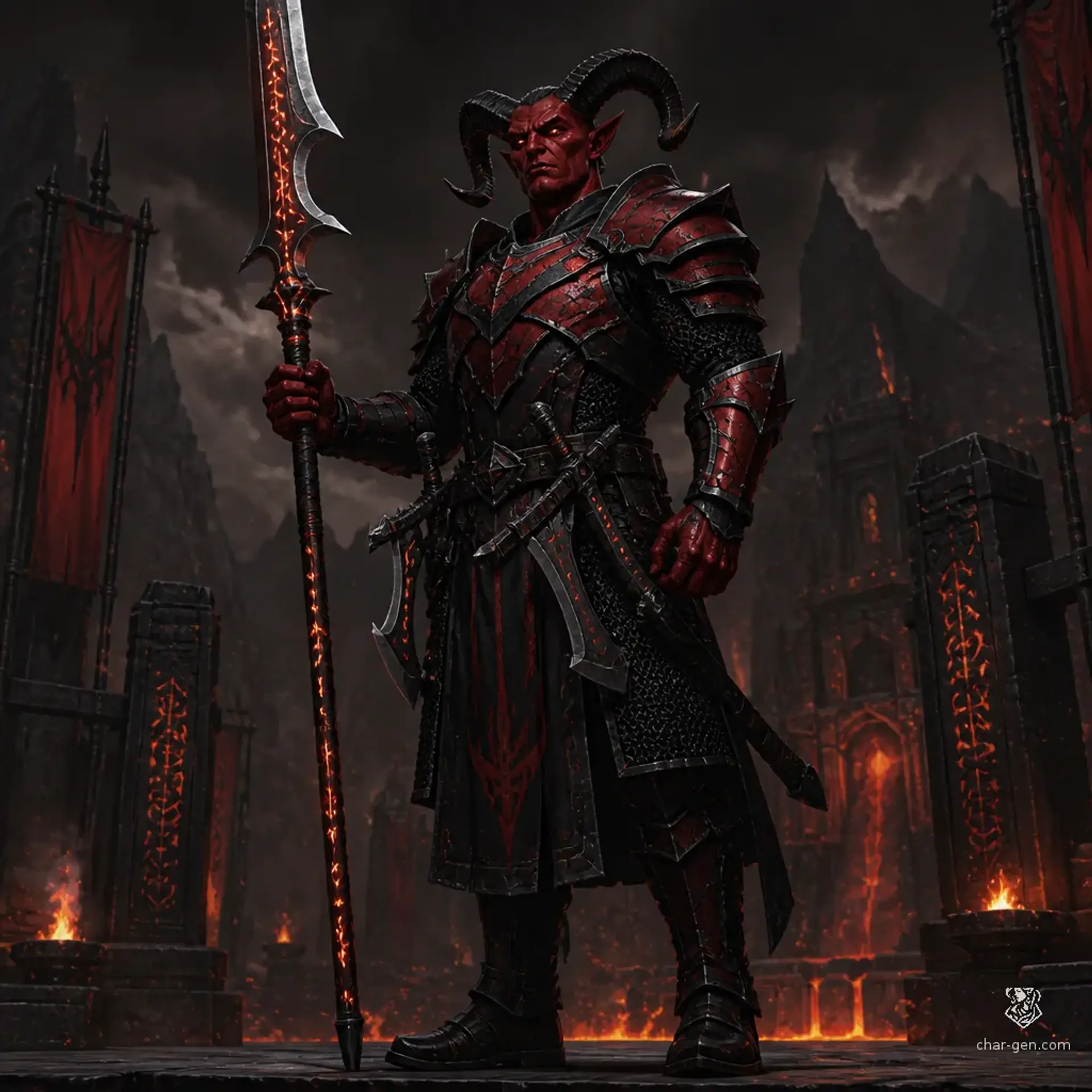 Sazesh - AI-generated fantasy Character