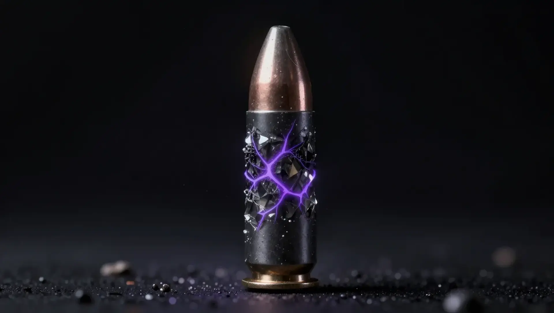 Void-Piercer 12.7mm Shell - AI-generated fantasy Magic Item
