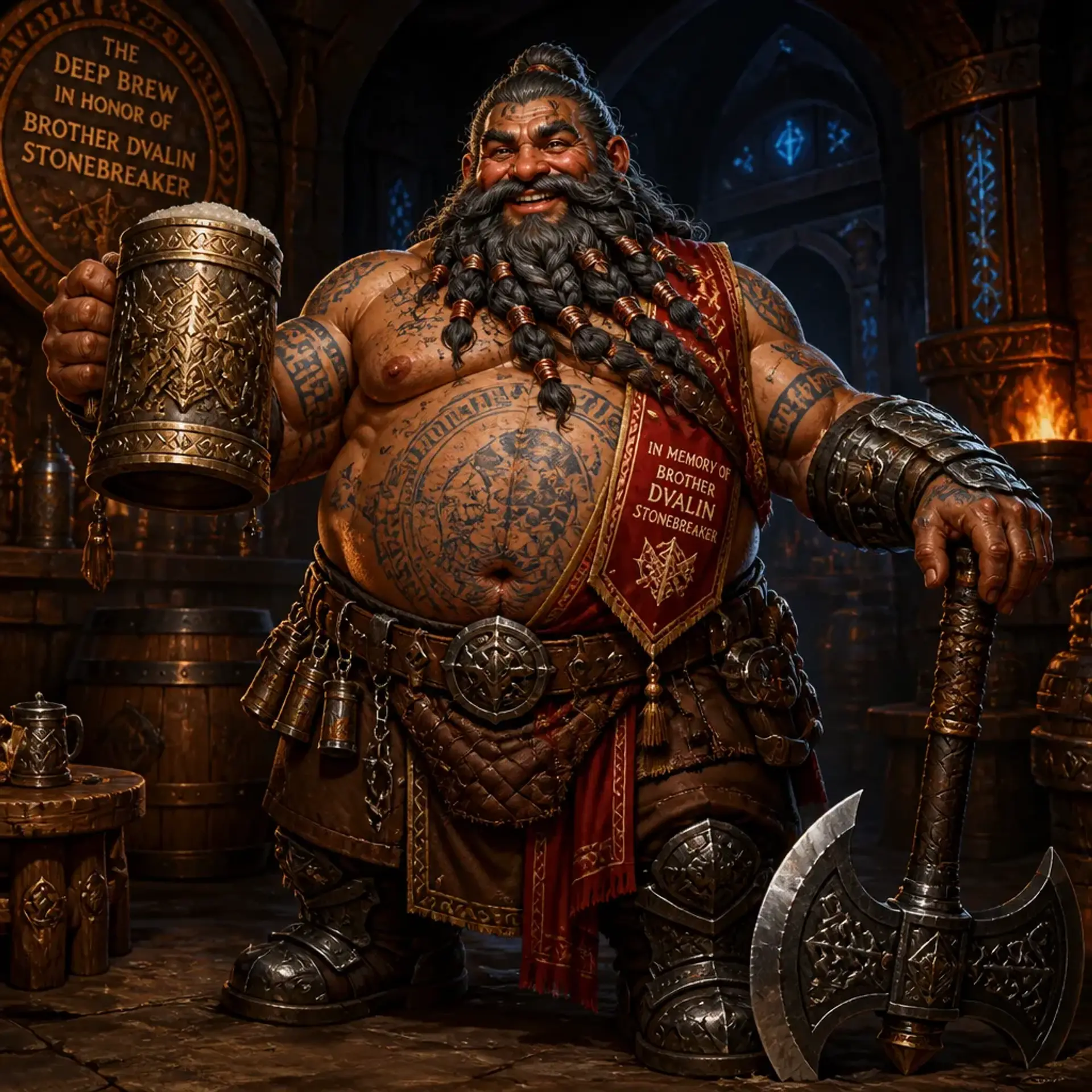 Hrothamar Qullayuri - AI-generated fantasy NPC