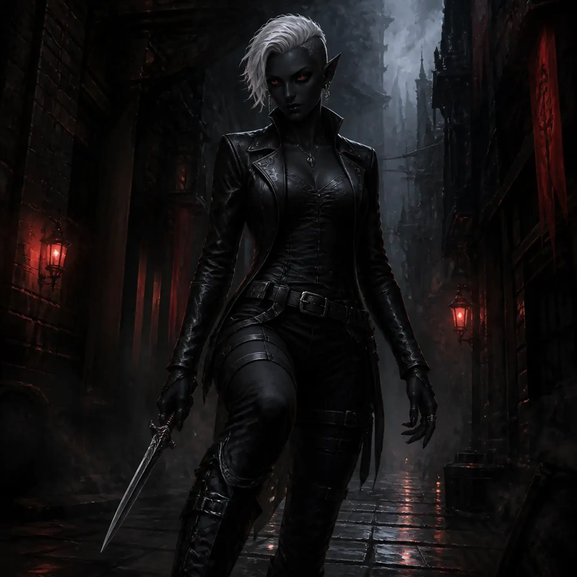 Varenia - AI-generated fantasy Character