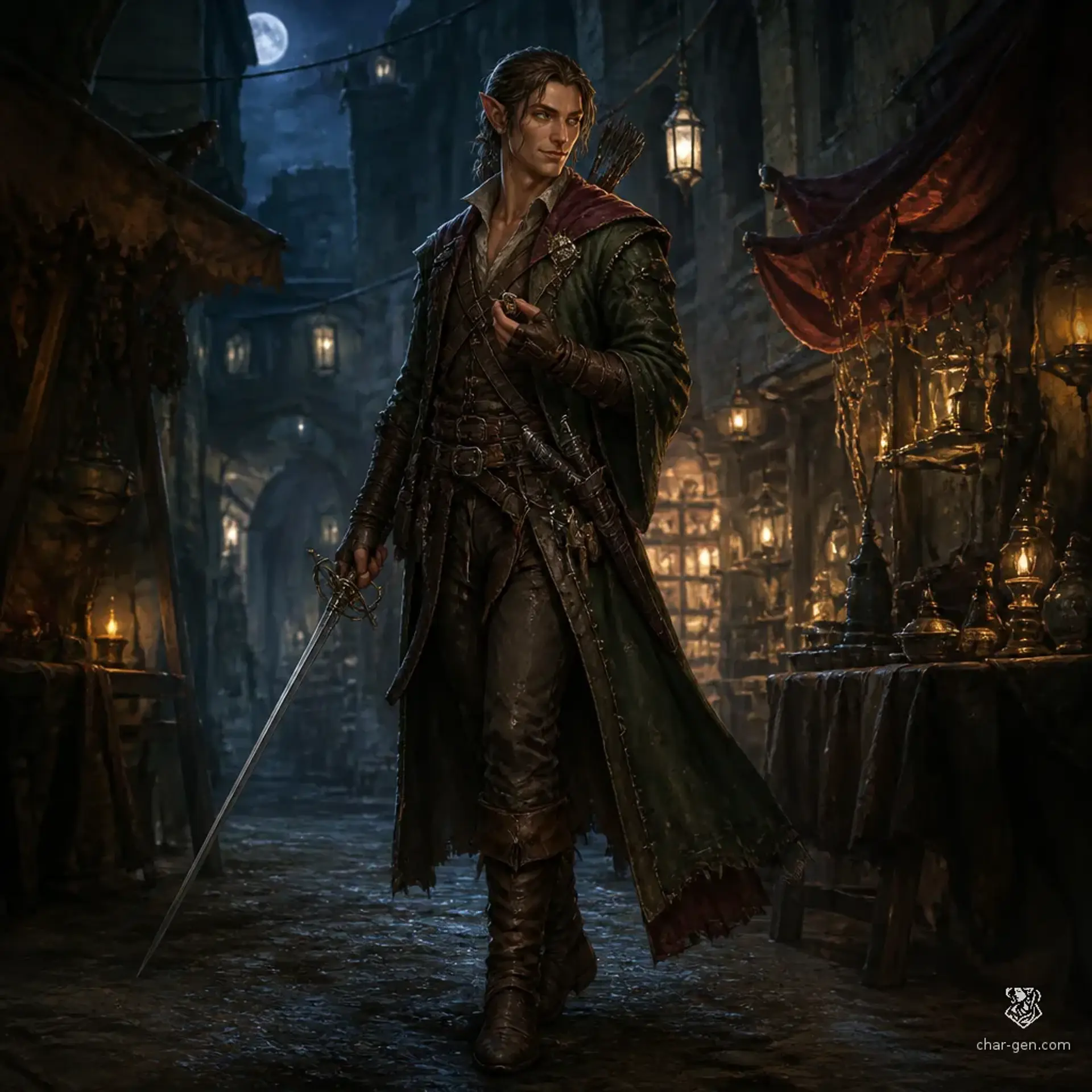 All Eyes - AI-generated fantasy Character