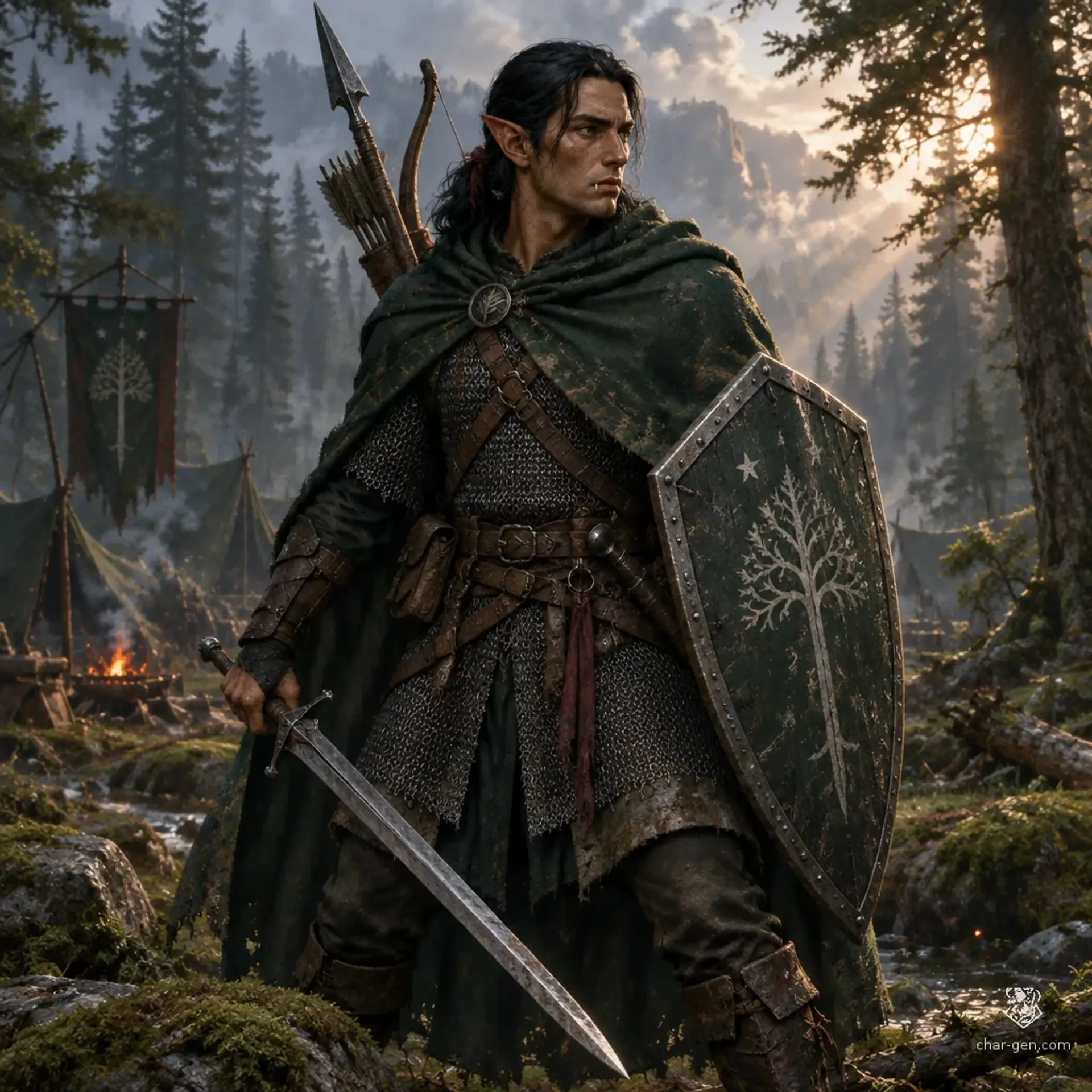 Naru - AI-generated fantasy Character