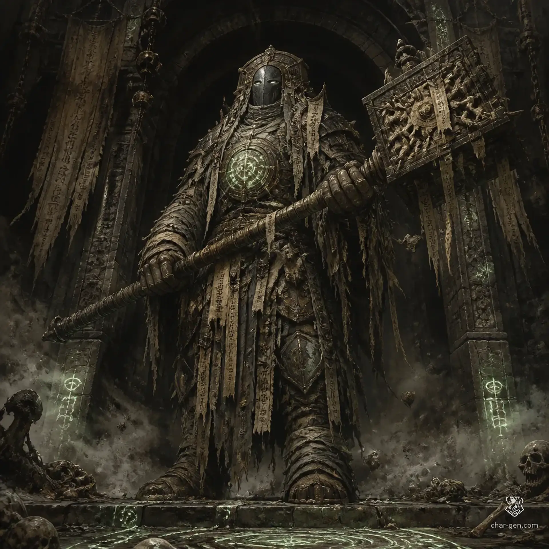 Crypt Warden - AI-generated fantasy Monster