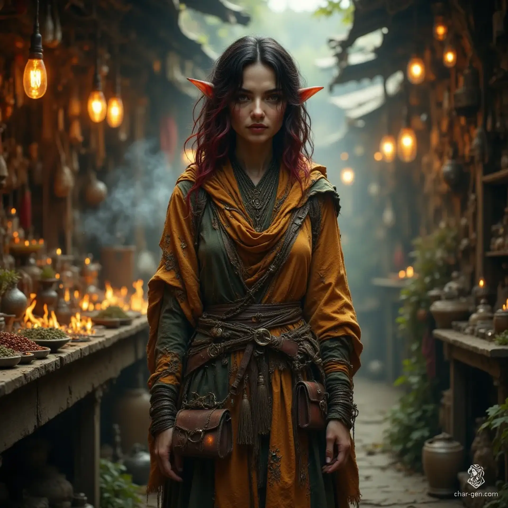 Lira Kome - AI-generated fantasy NPC