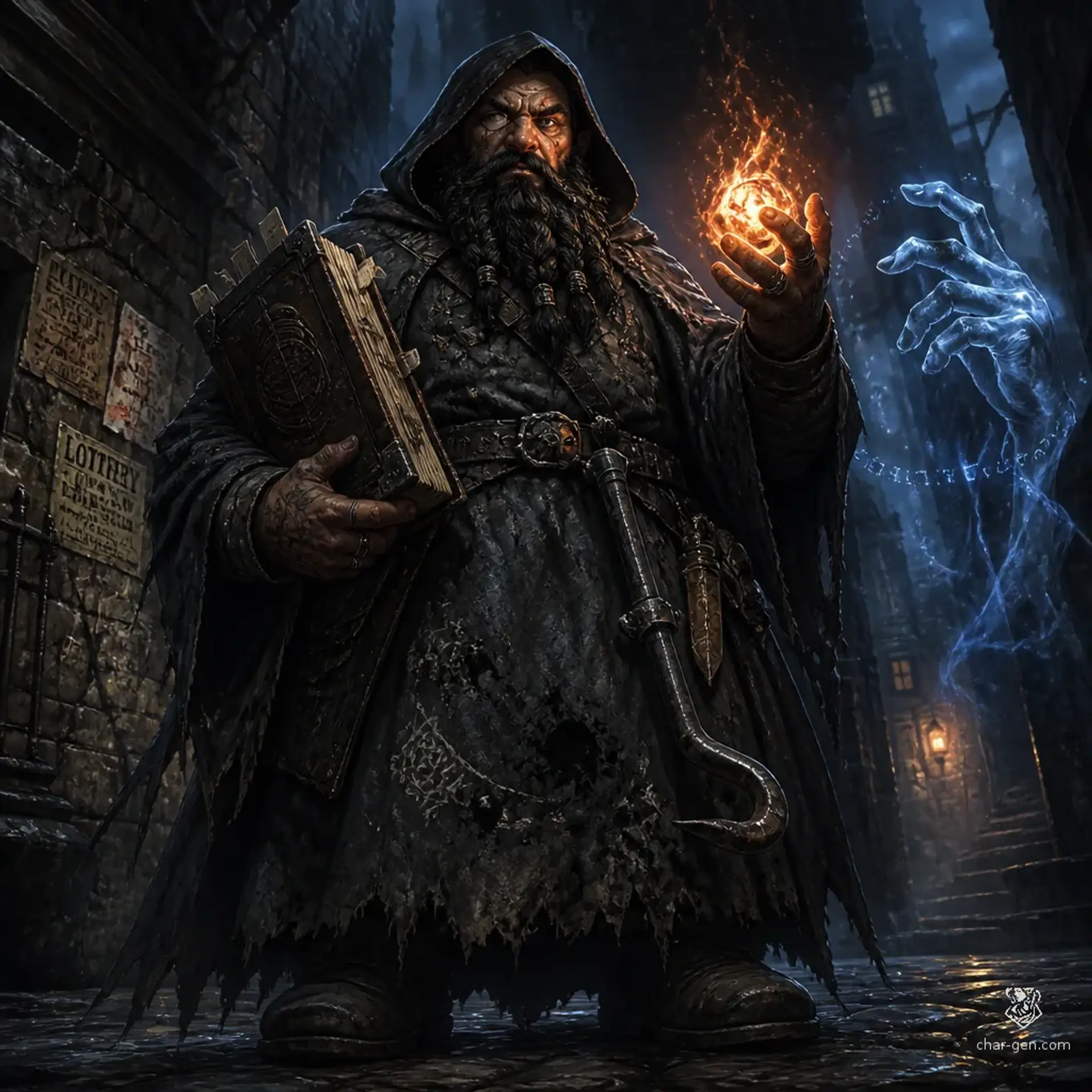 Thokk Grudge-Eye - AI-generated fantasy Character
