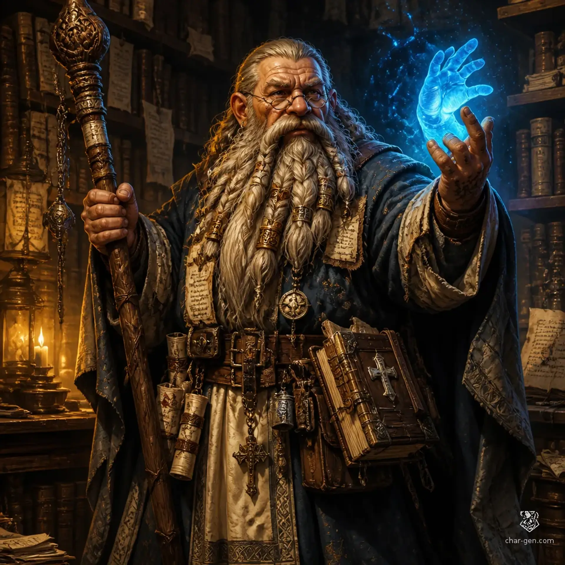 Andreas Vedner - AI-generated fantasy Character