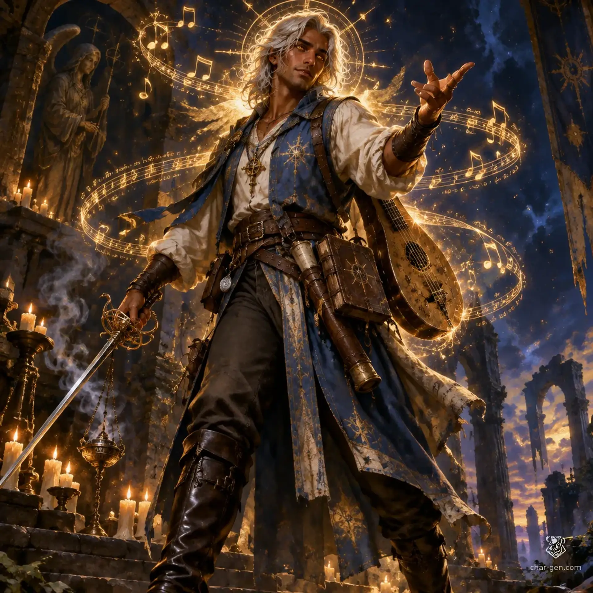 James Asterfield - AI-generated fantasy Character