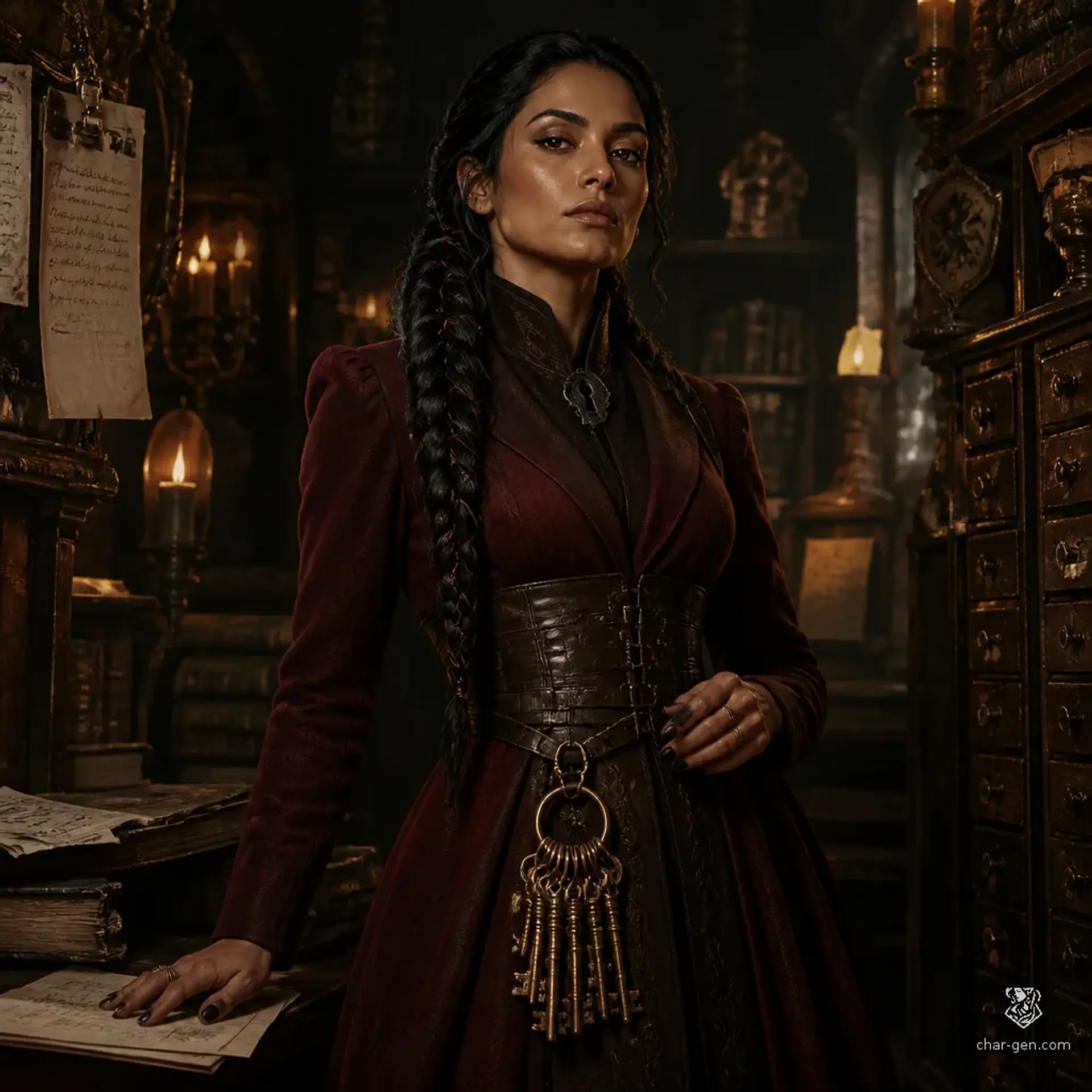 Mara Venn - AI-generated fantasy NPC