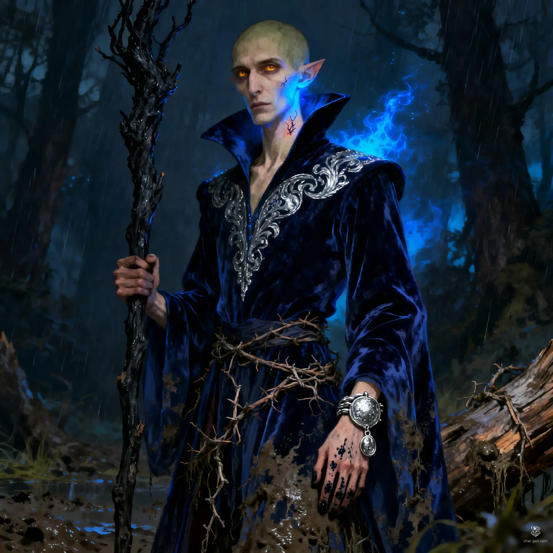 Kaelen Vane - AI-generated fantasy NPC