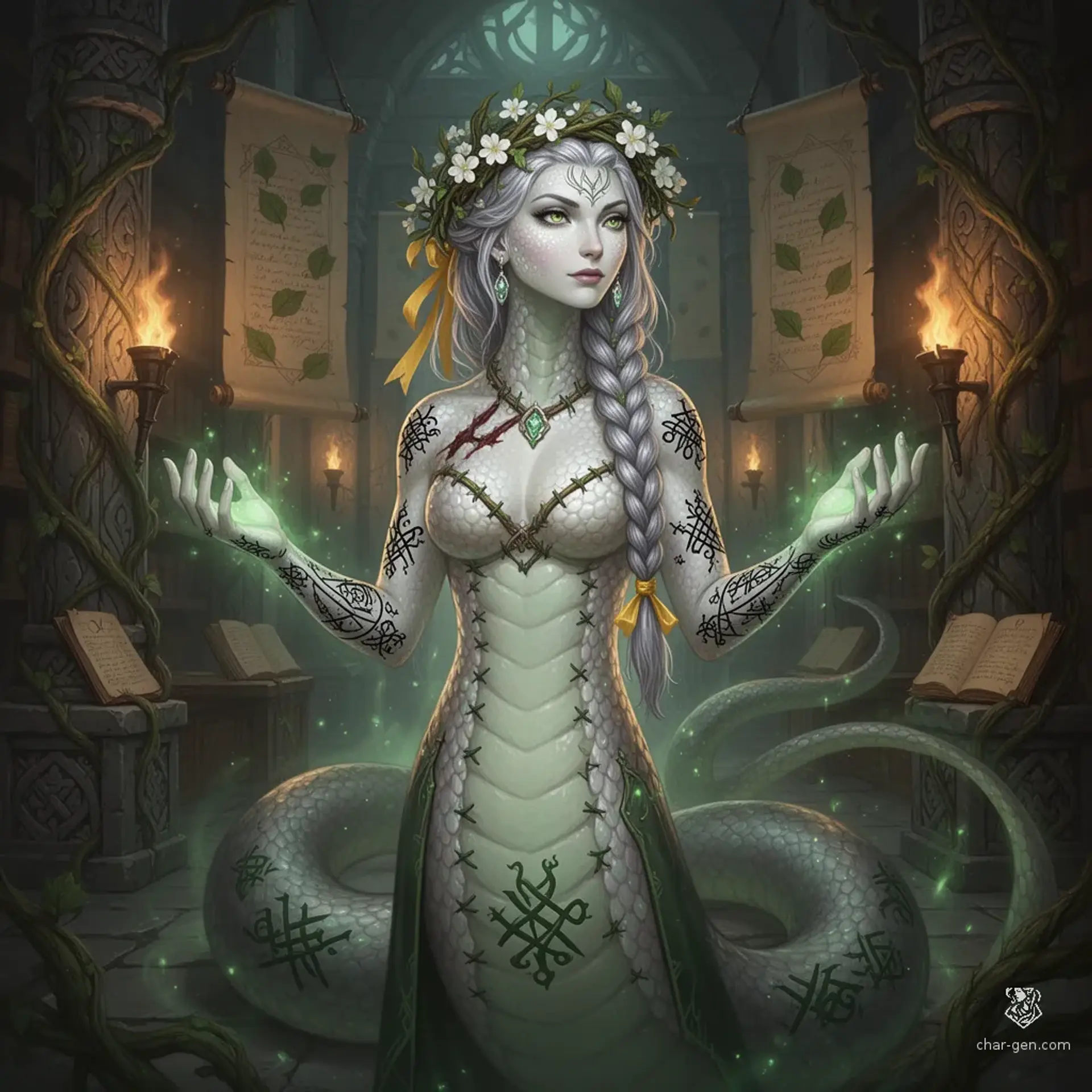 Ma'rith Vinesong - AI-generated fantasy NPC