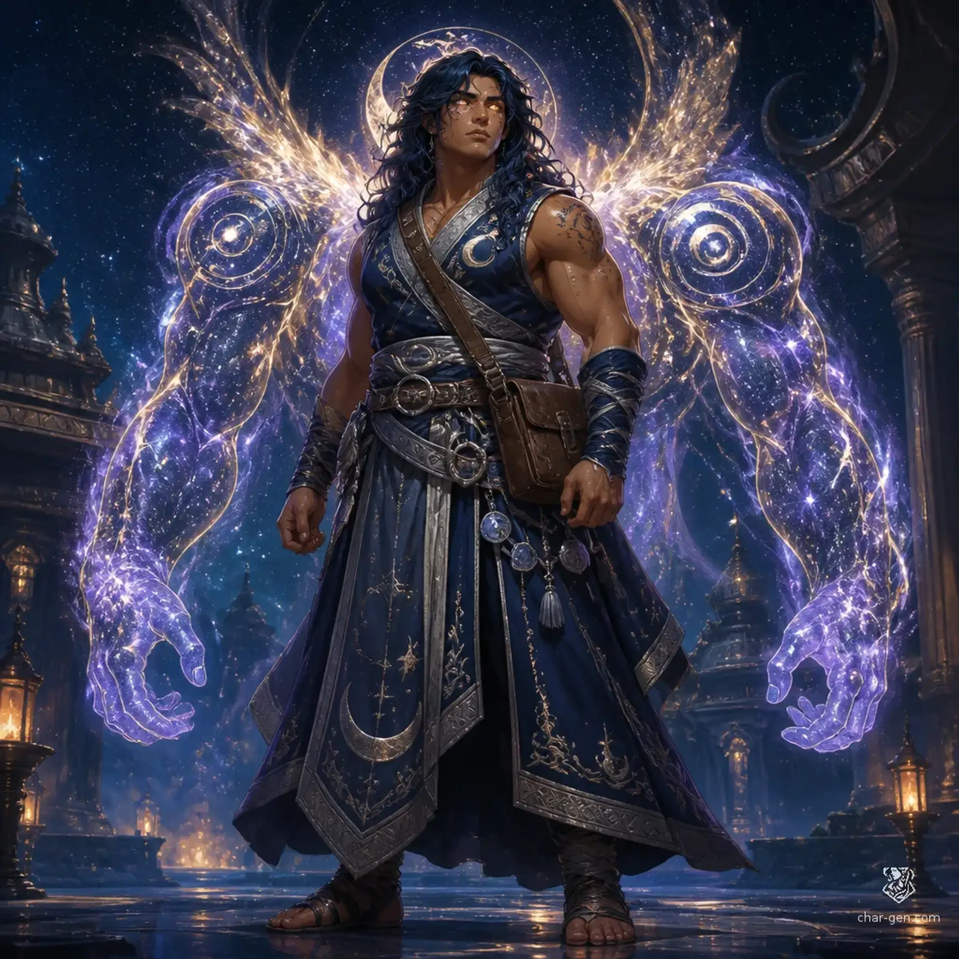 Sol - AI-generated fantasy Character